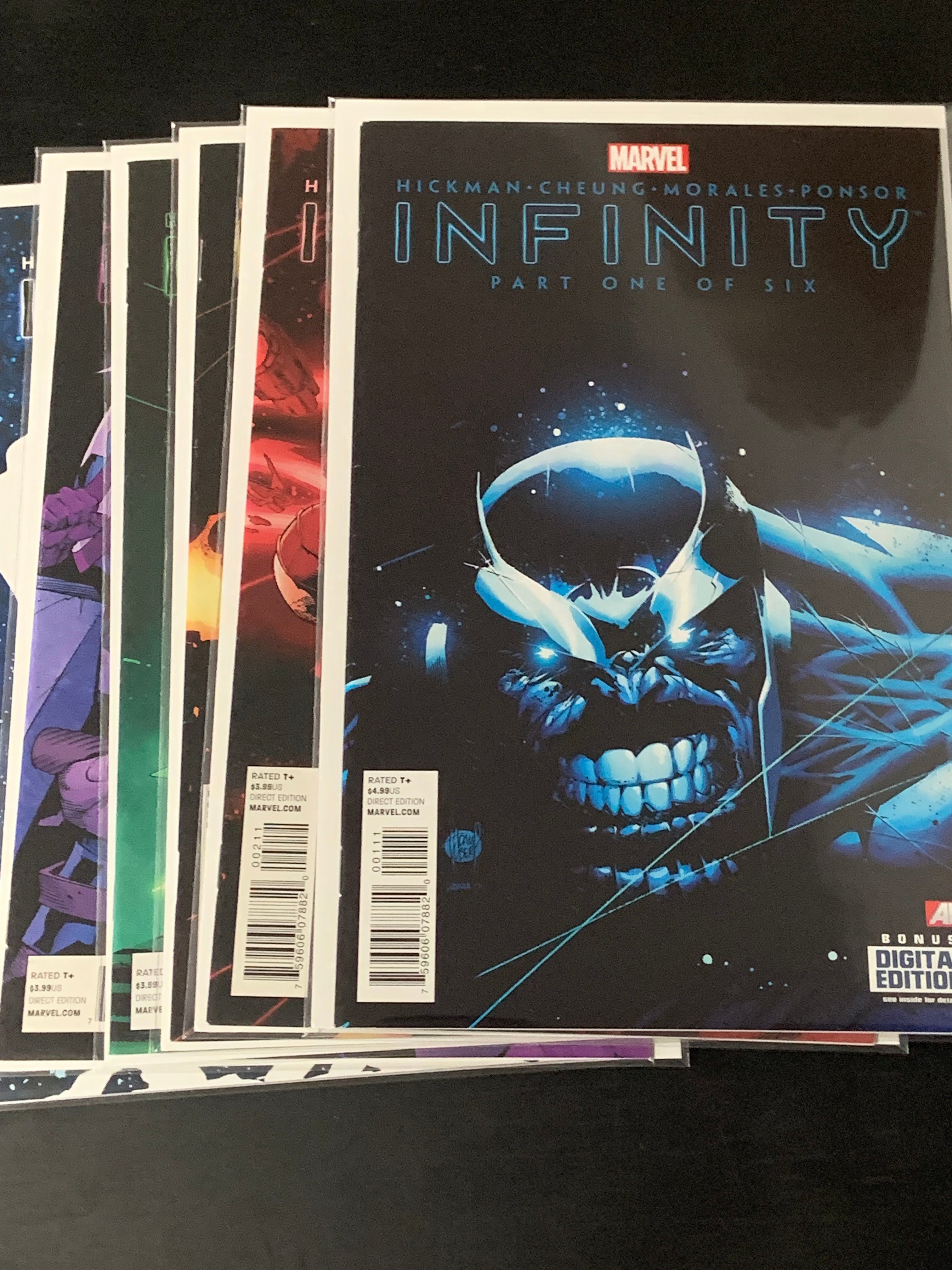Infinity Set 1 - 6 Marvel Comics  2013 Thanos, 1st app of Thane