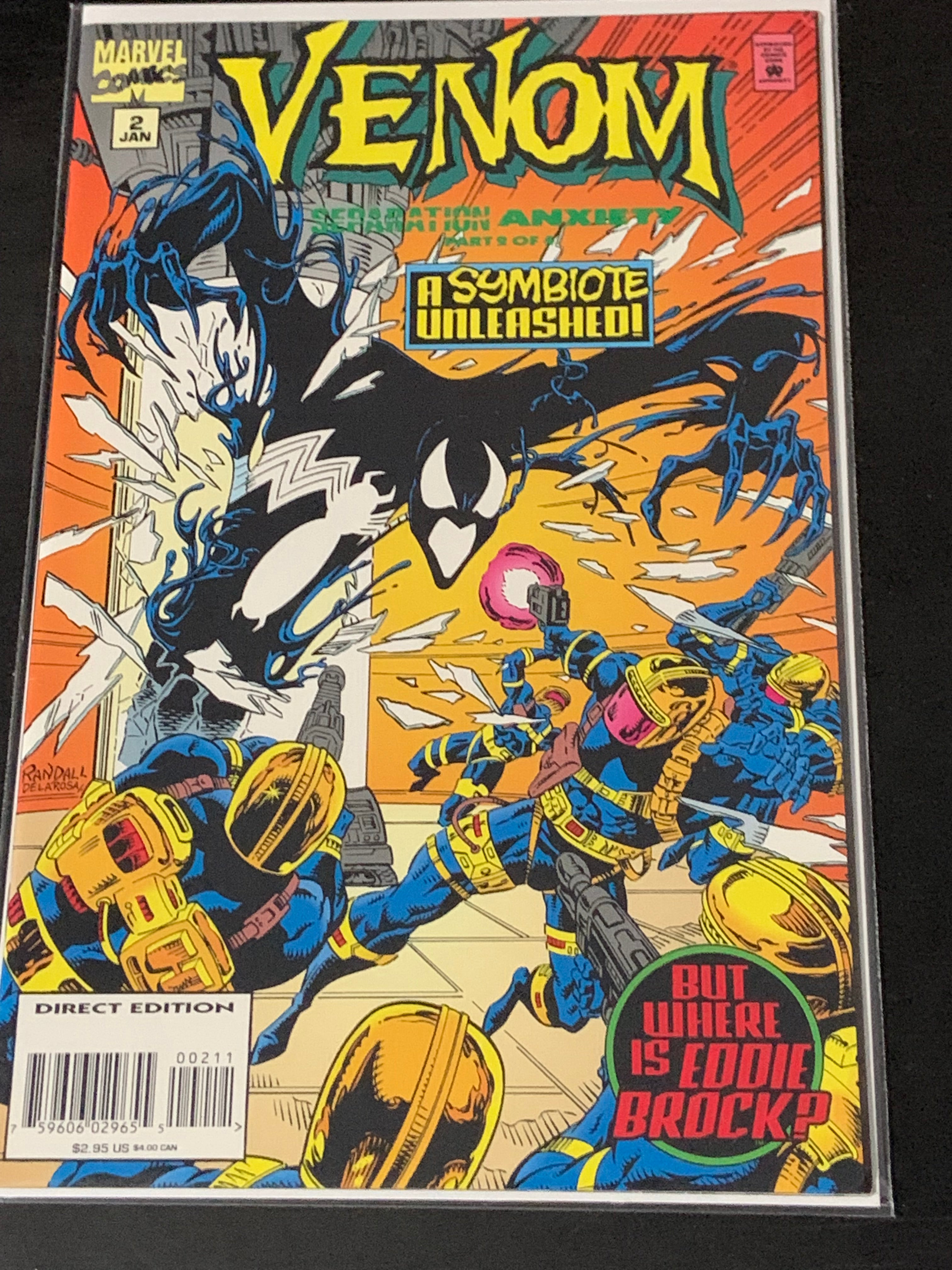 Venom Separation Anxiety Set 1 - 3 Marvel 1994  Scarce books