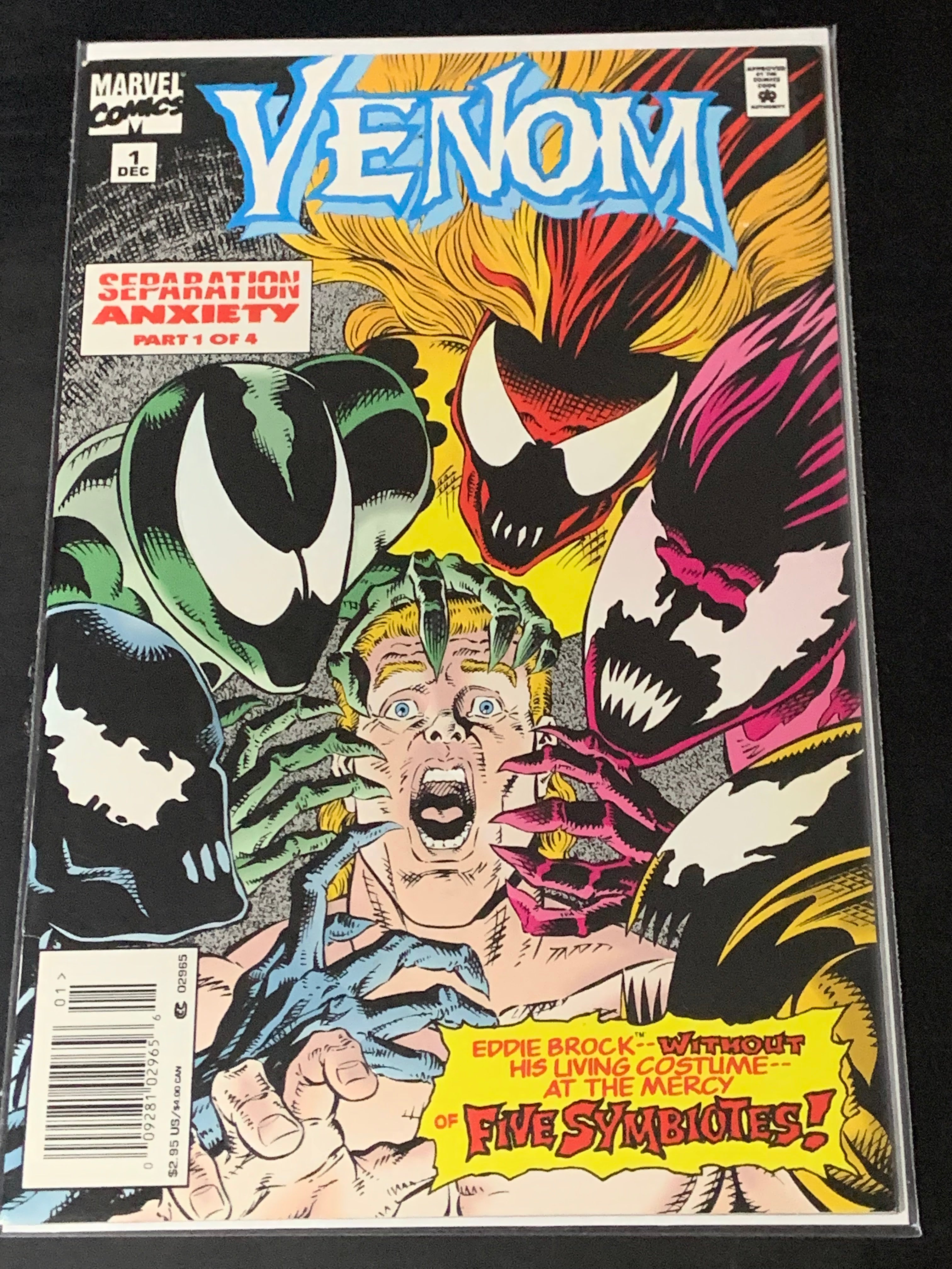 Venom Separation Anxiety Set 1 - 3 Marvel 1994  Scarce books
