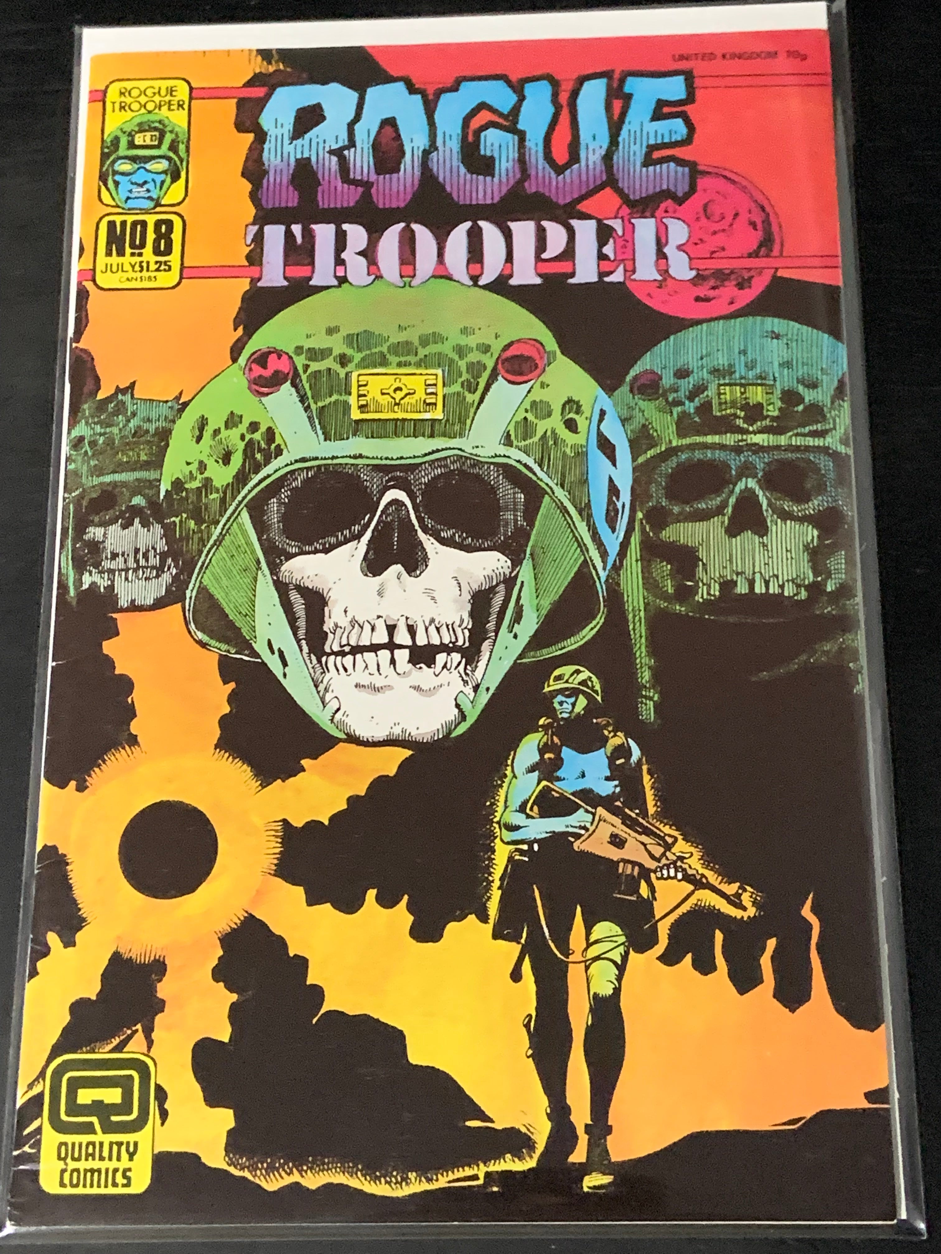 Rogue Trooper 8 Quality Comics 1987 Scarce Series