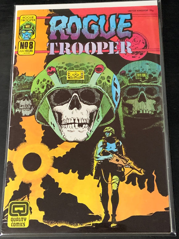 Rogue Trooper 8 Quality Comics 1987 Scarce Series