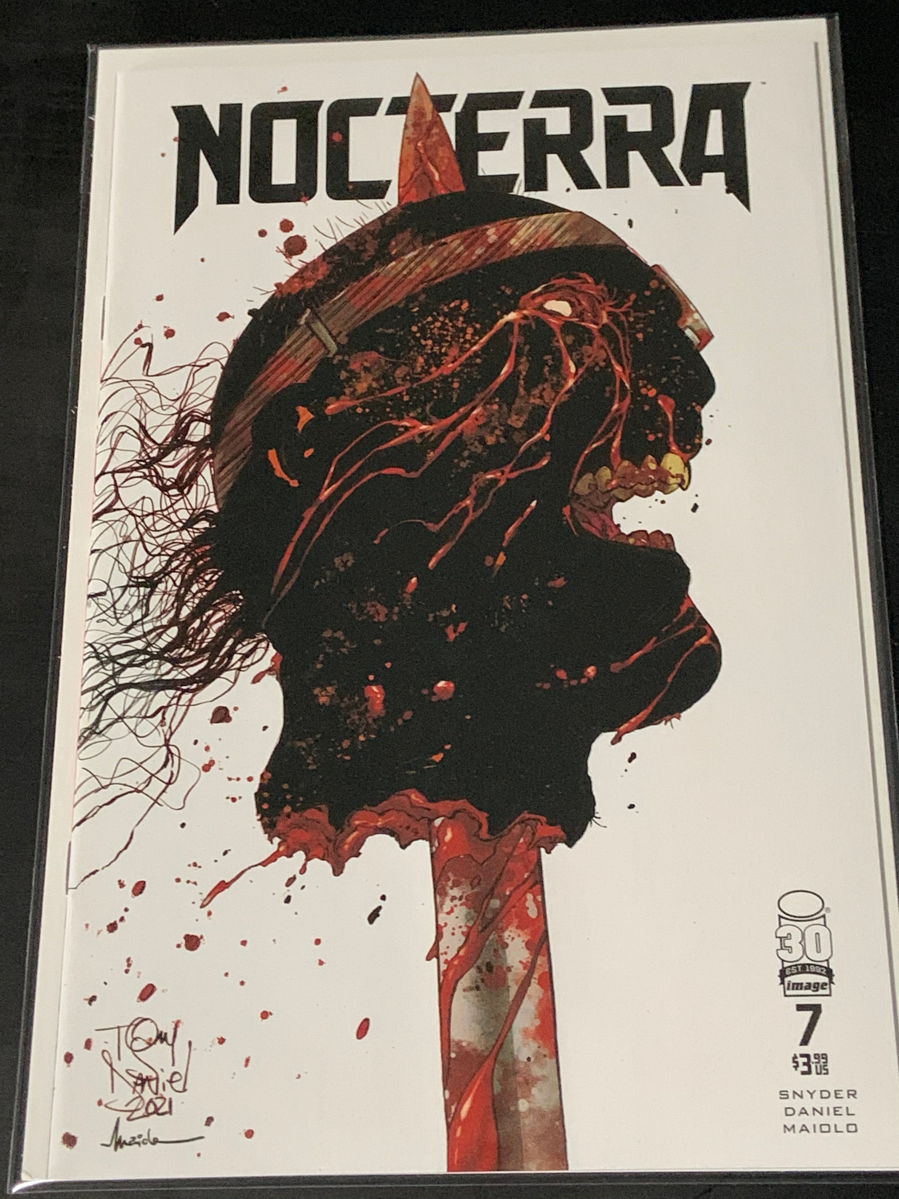Nocterra 7 Image Comics 2022 Tony Daniel Variant
