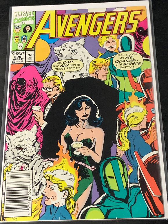 Avengers 325 Marvel Comics 1990 Newsstand