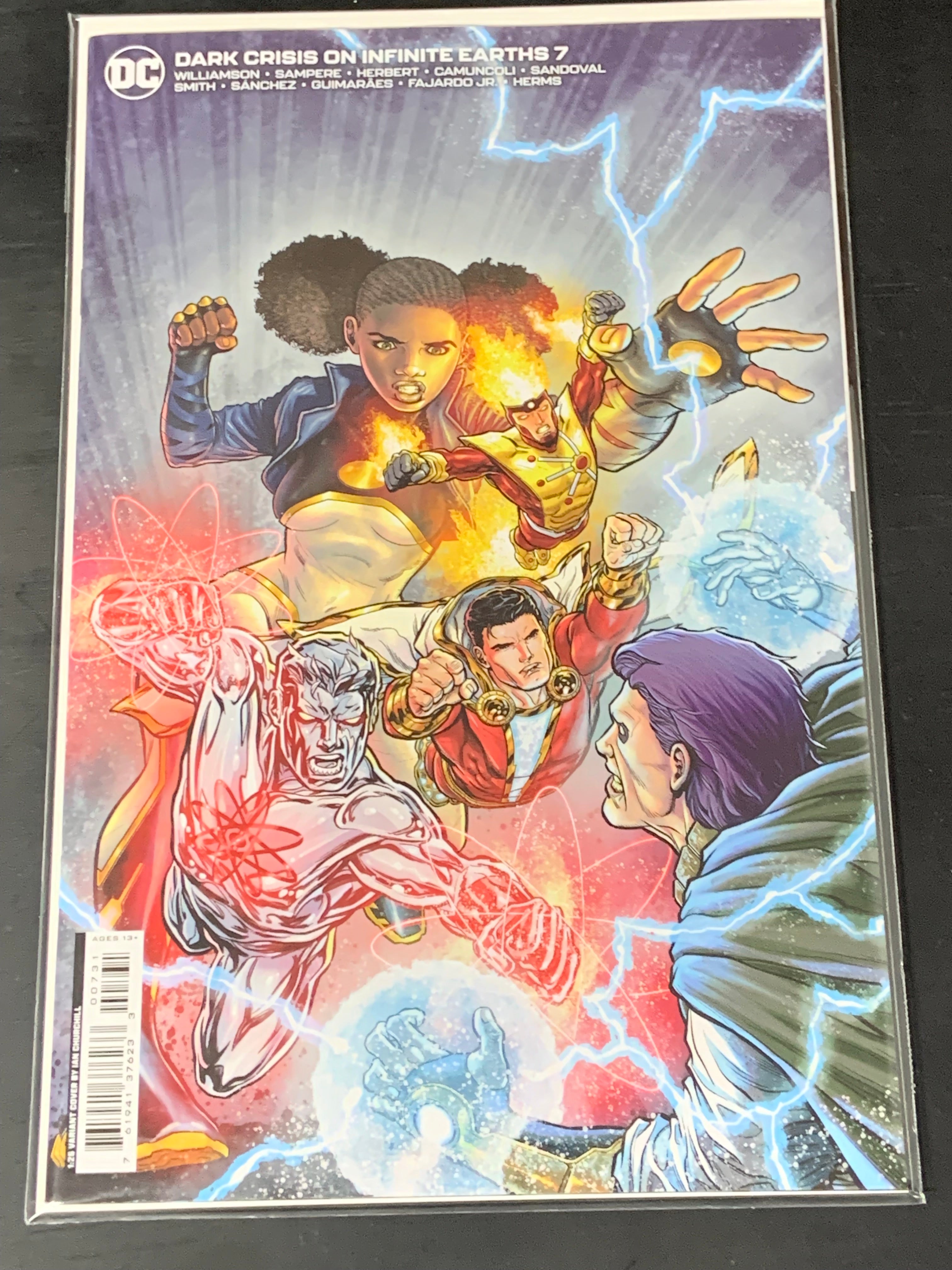 Dark Crisis on Infinite Earths 7 DC 2022 1:25 Variant Ian Churchhill