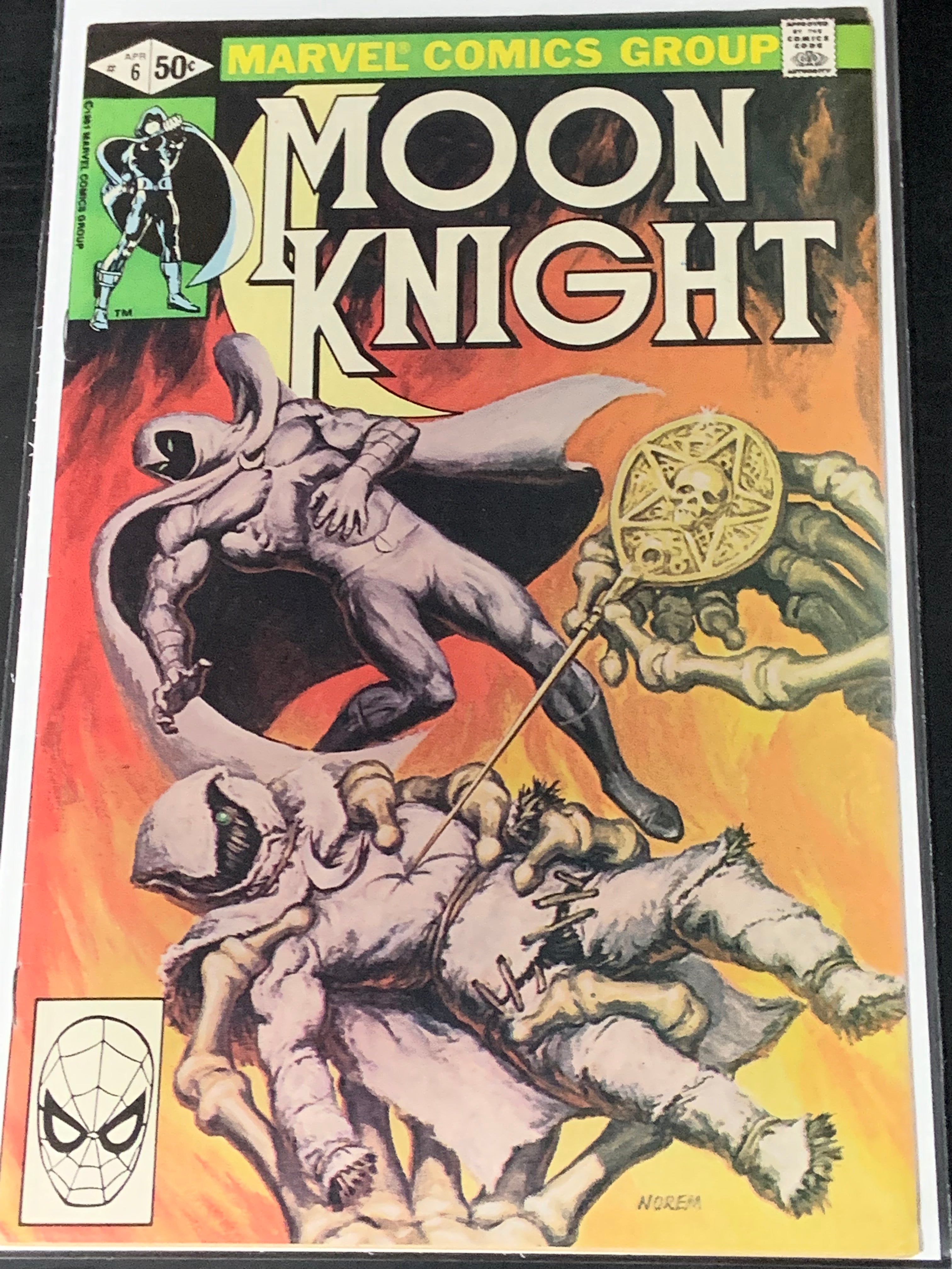 Moon Knight 6 Marvel 1981 Voodoo Doll Cover