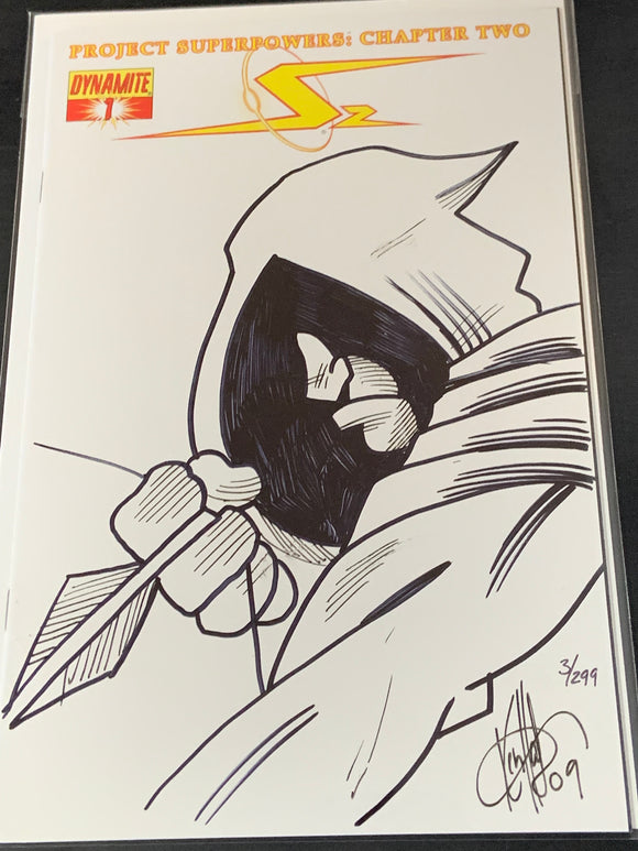 Project Superpowers Chapter Two 1 Custom Signed Sketch with COA