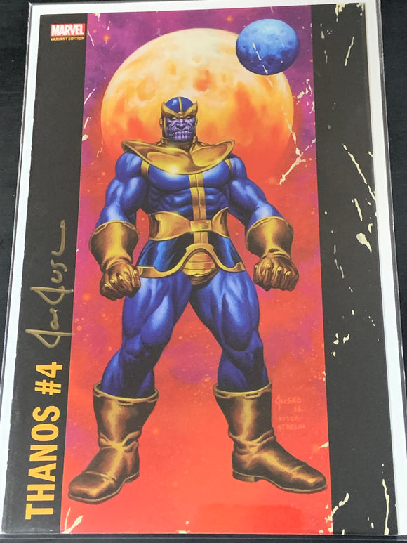 Thanos 4 Marvel 2017 Joe Jusko Variant - Signed