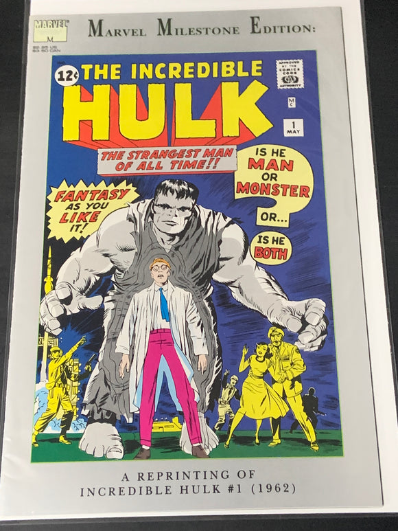 Marvel Milestone Edition The Incredible Hulk 1 Marvel 1991