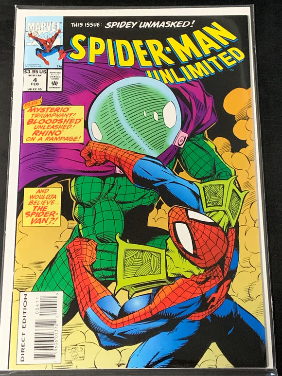 Spider-Man Unlimited 5 Marvel 1993 Mysterio, Oversized Issue