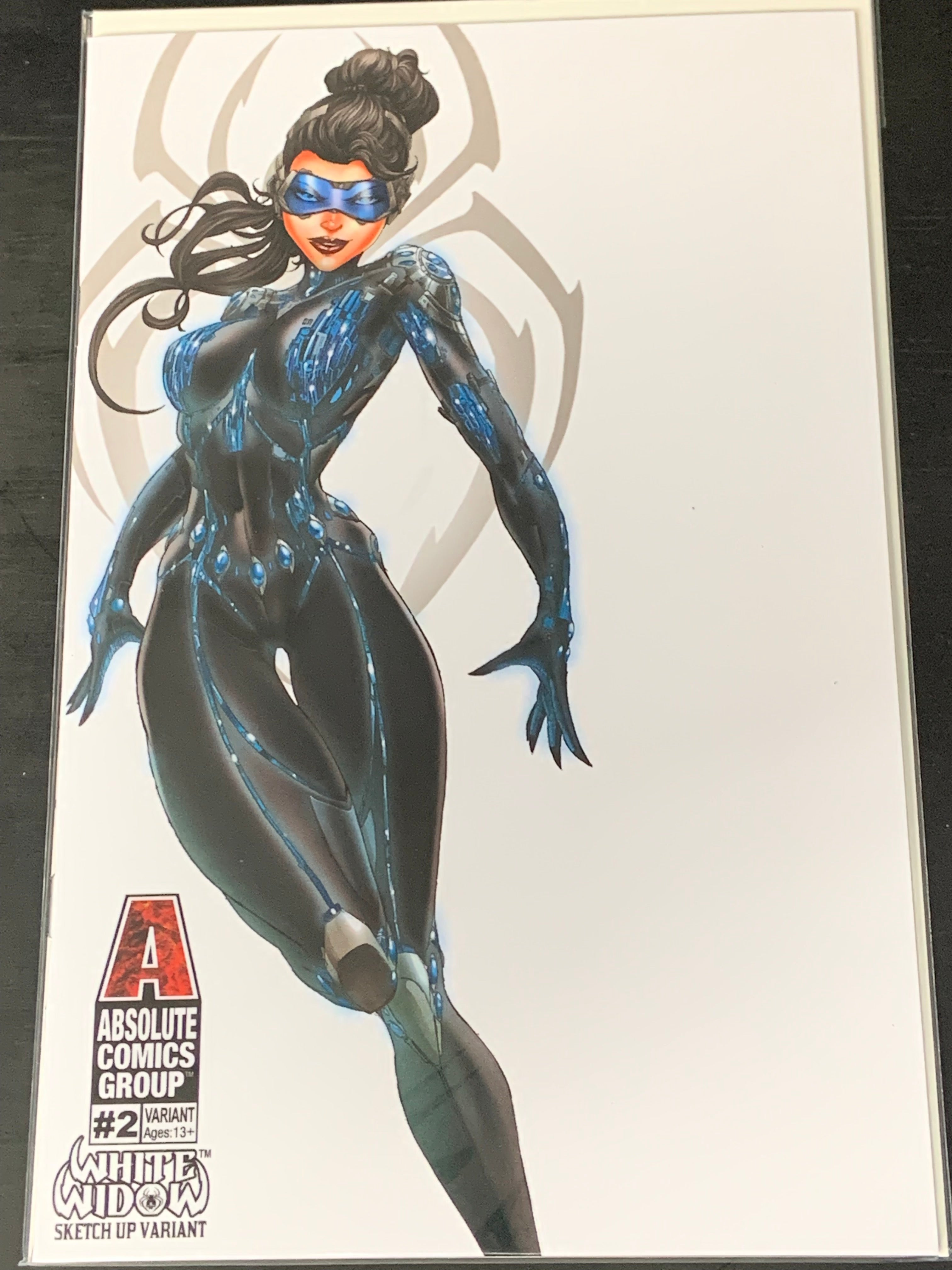 White Widow 2 Jamie Tyndall Sketch Up Kickstarter Exclusive