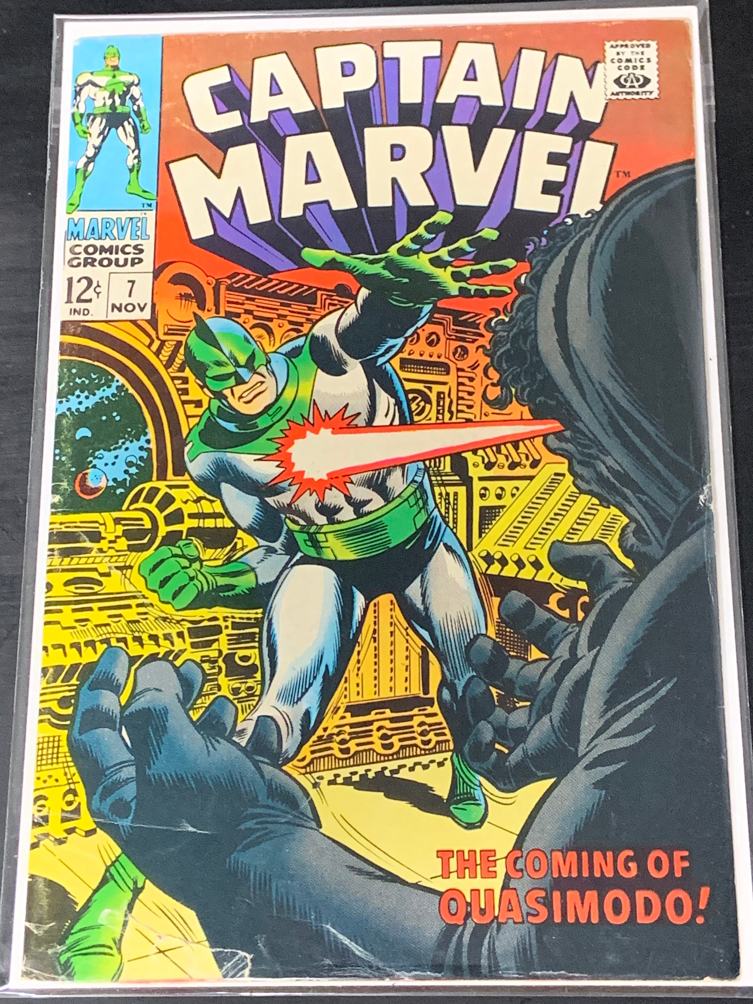 Captain Marvel 7 Marvel 1968 Silver Age Classic
