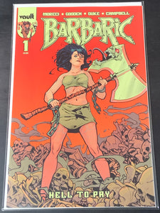 Barbaric Hell To Pay 1 Vault Comics 2023 Cover B