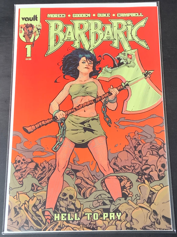 Barbaric Hell To Pay 1 Vault Comics 2023 Cover B