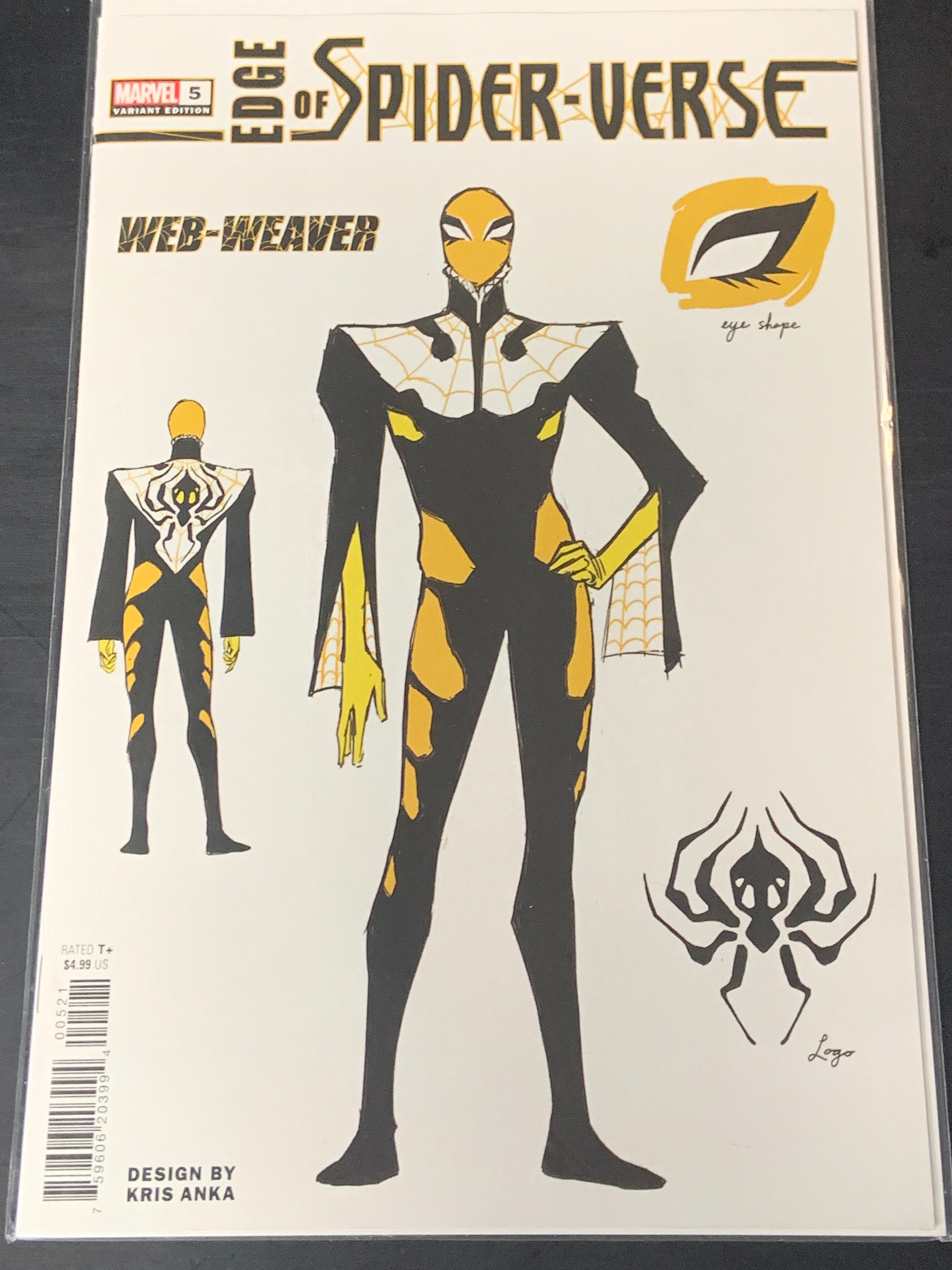 Edge of Spider-Verse 5 Marvel 2022 1:10 Design Variant
