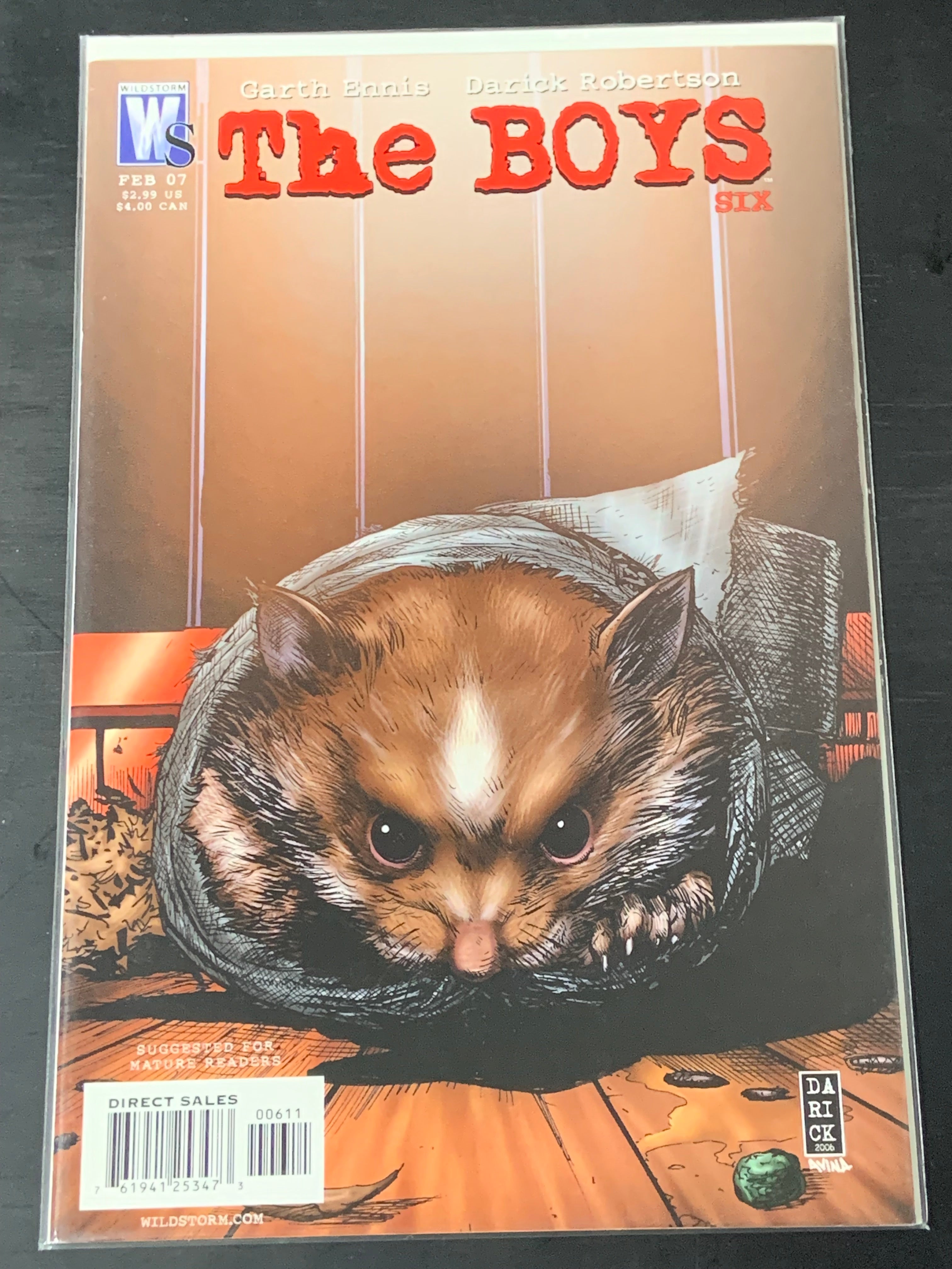 The Boys 6 Wildstorm 2007 1st App of Victor Newman, Final Wildstorm Issue