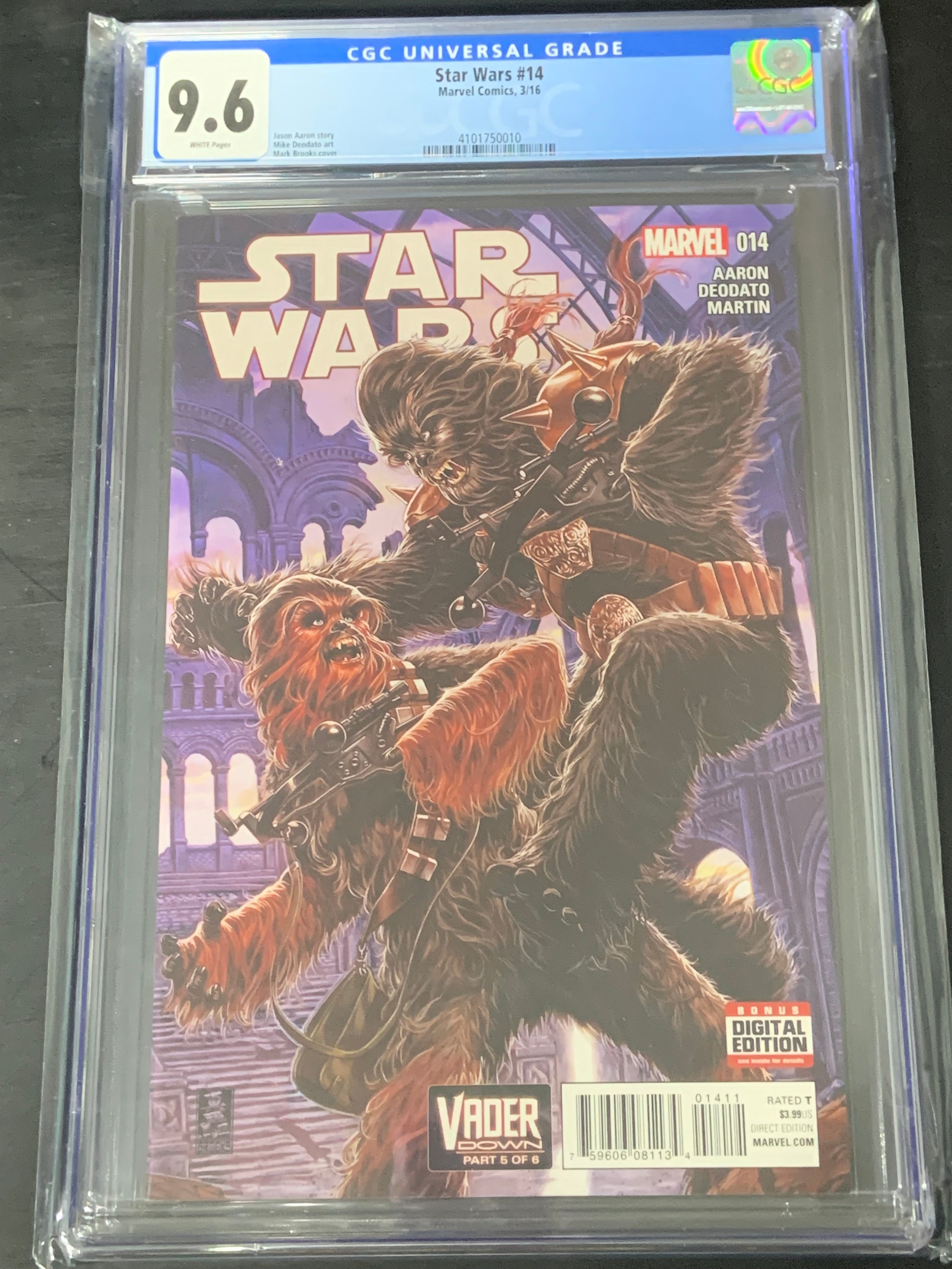 Star Wars 14 marvel 2016 CGC 9.6 Black Krrsantan