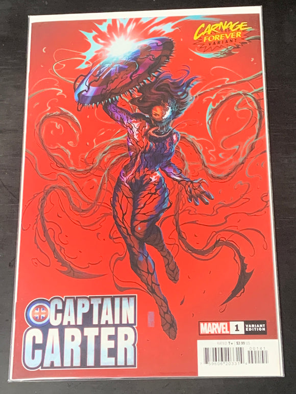Captain Carter 1 Jen Bartel Carnage Forever Variant - 1st Captain Carter