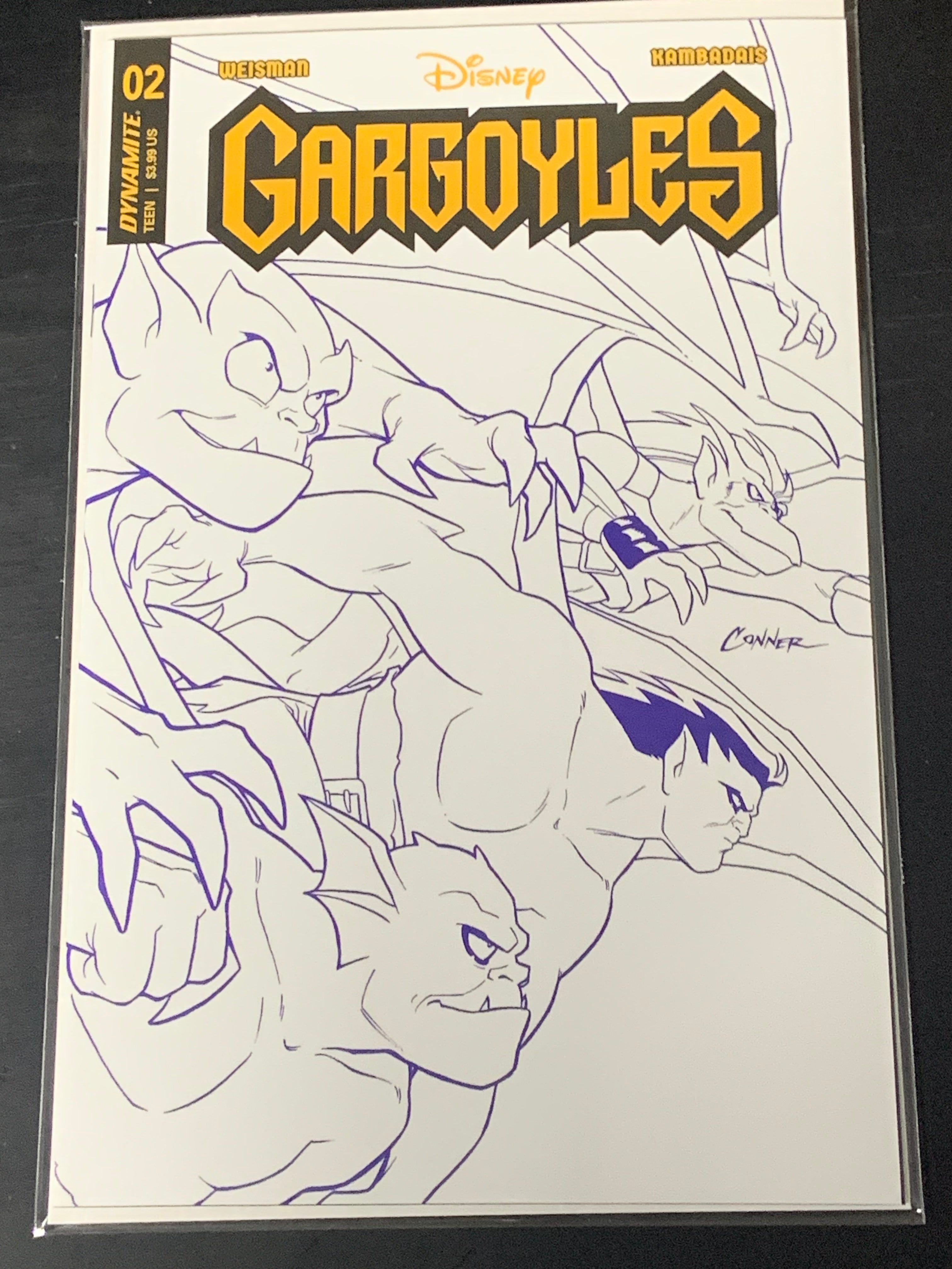 Gargoyles 2 Dynamite 2022 1:20 Amanda Conner Variant