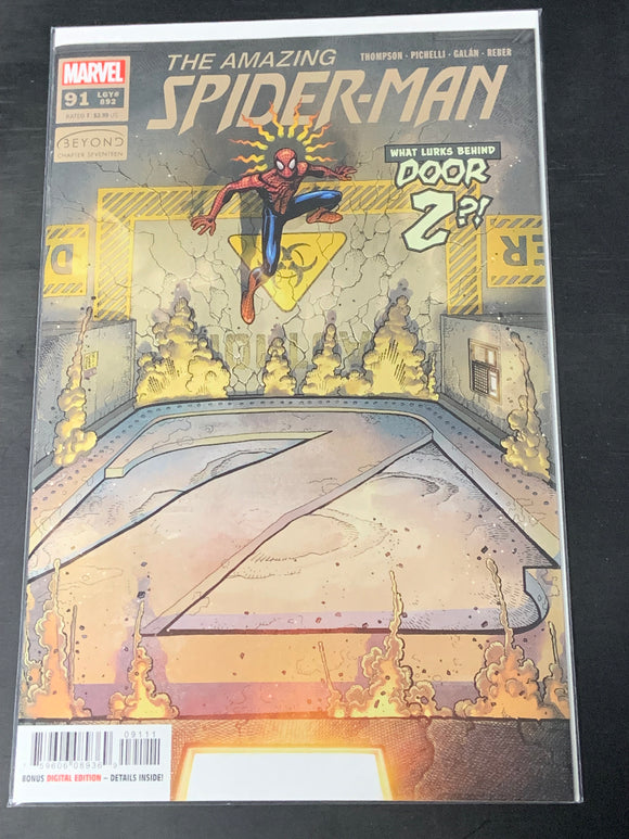Amazing Spider-Man 91 Marvel 2022 Behind Door Z