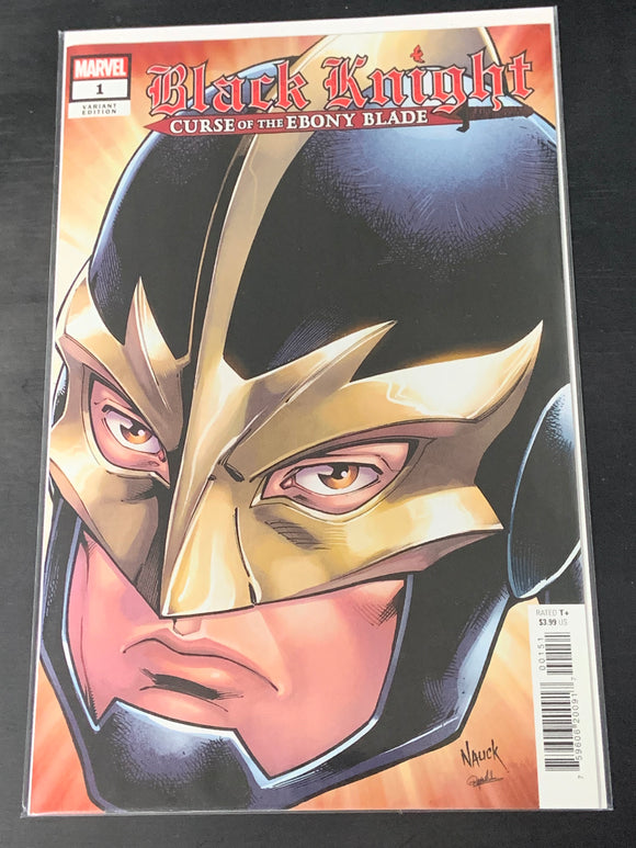 Black Knight Curse of the Ebony Blade 1 Nauck Variant 1st App