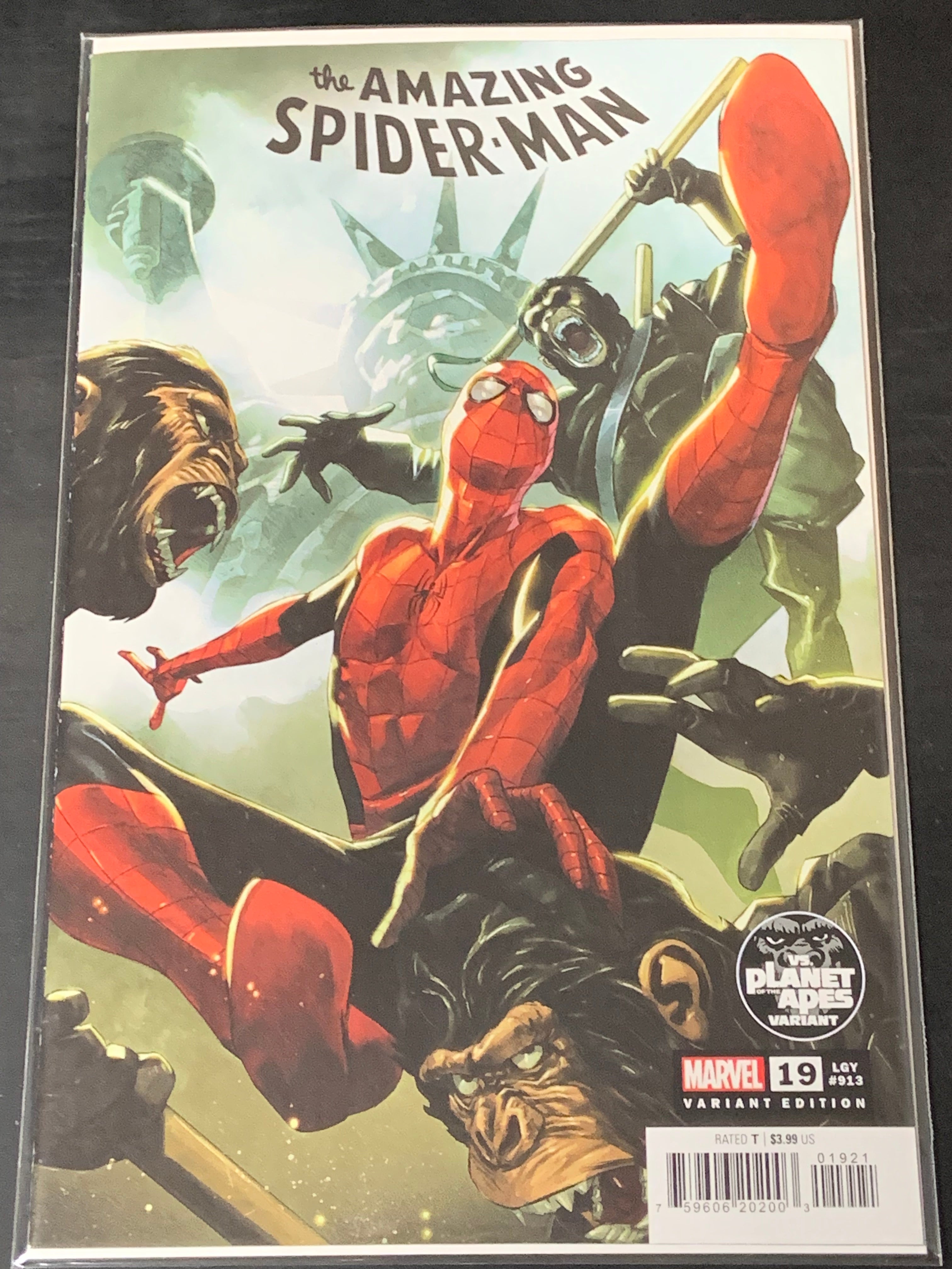 Amazing Spider-Man 19 Marvel 2023 Planet Of The Apes Variant