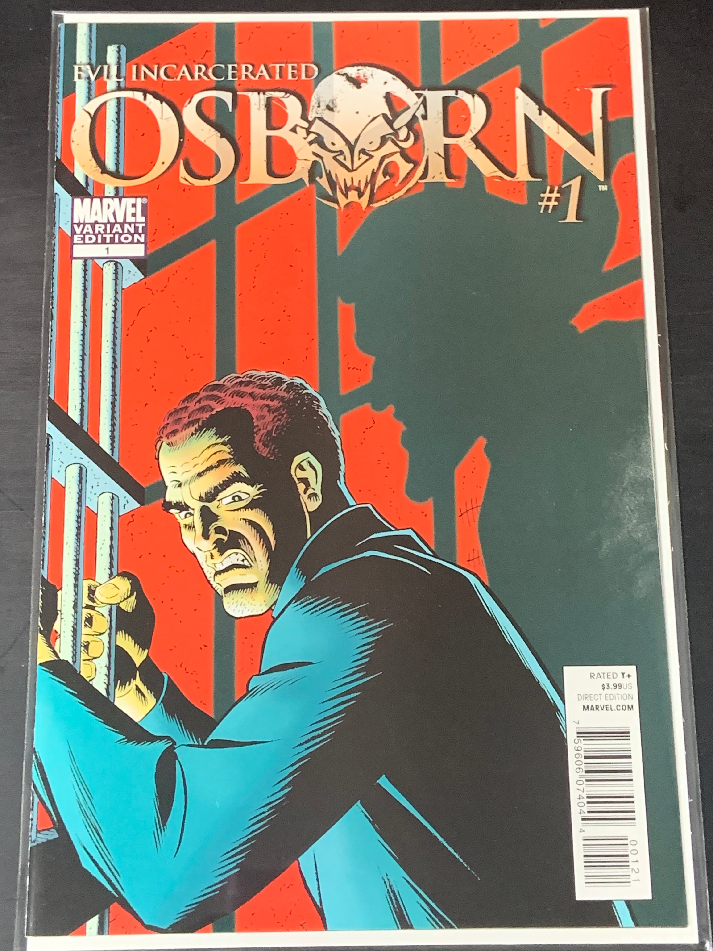 Evil Incarcerated Osborn 1 Marvel 22011 Scarce 1:15 Variant 1st Toxie Doxie