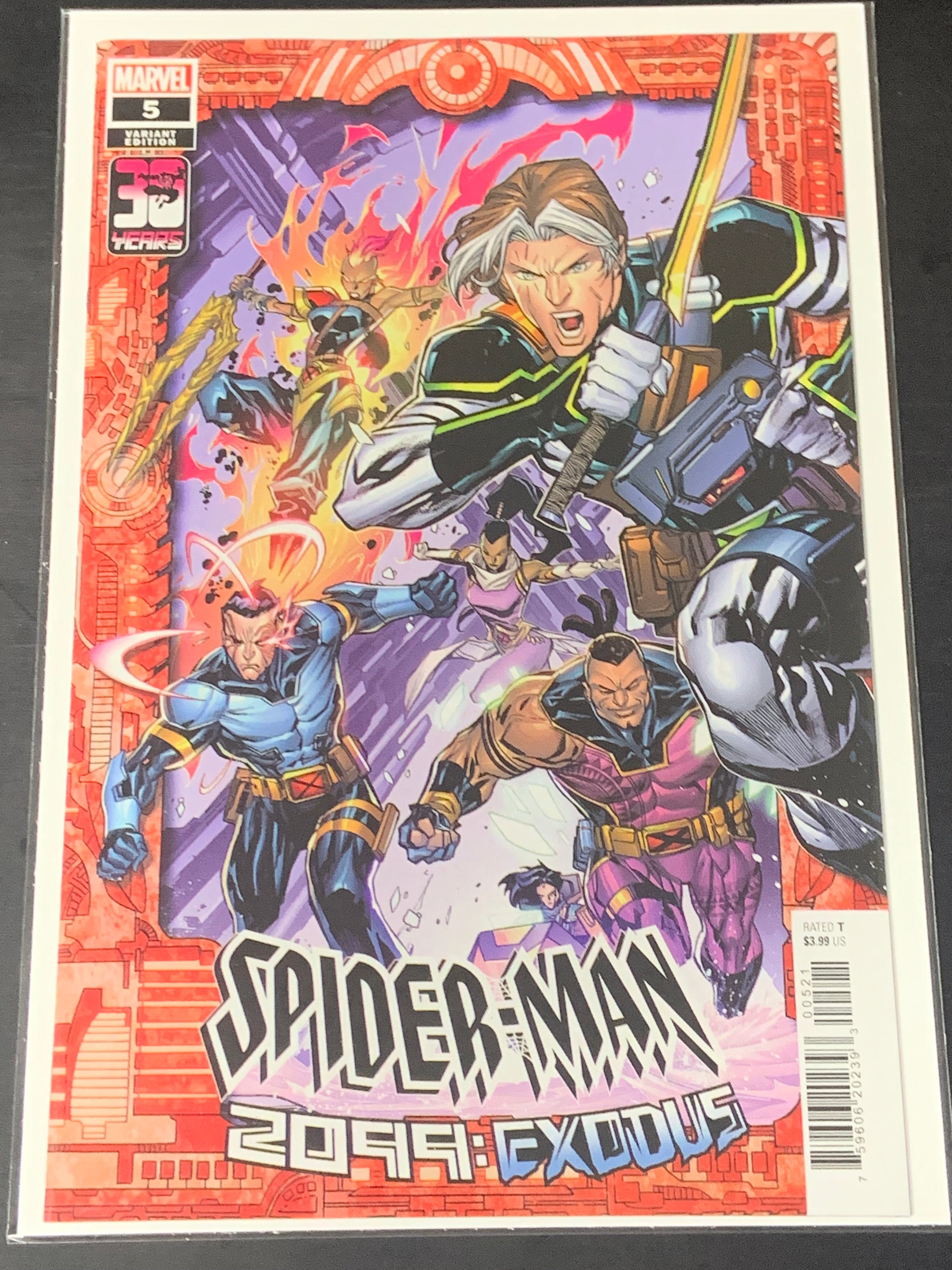 Spider-Man 2099 Exodus 5 Marvel 2022 Lashley Frame Variant