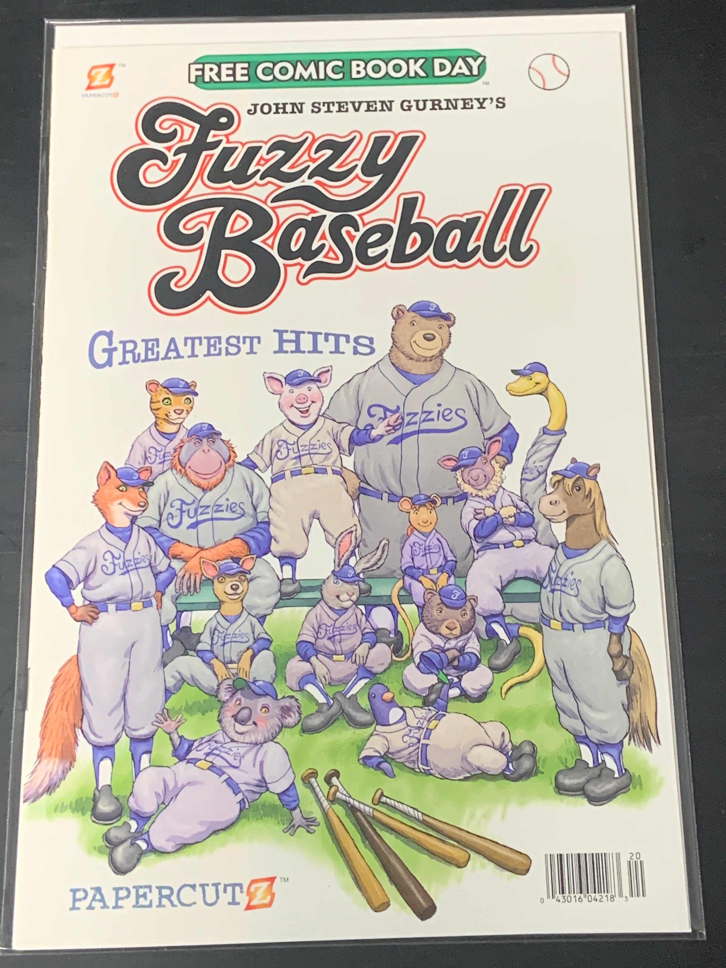Papercutz FCBD 2022 Fuzzy Baseball