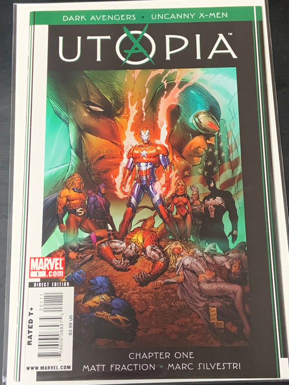 Utopia 1 Marvel 2009 Dark Avengers vs Uncanny X-men