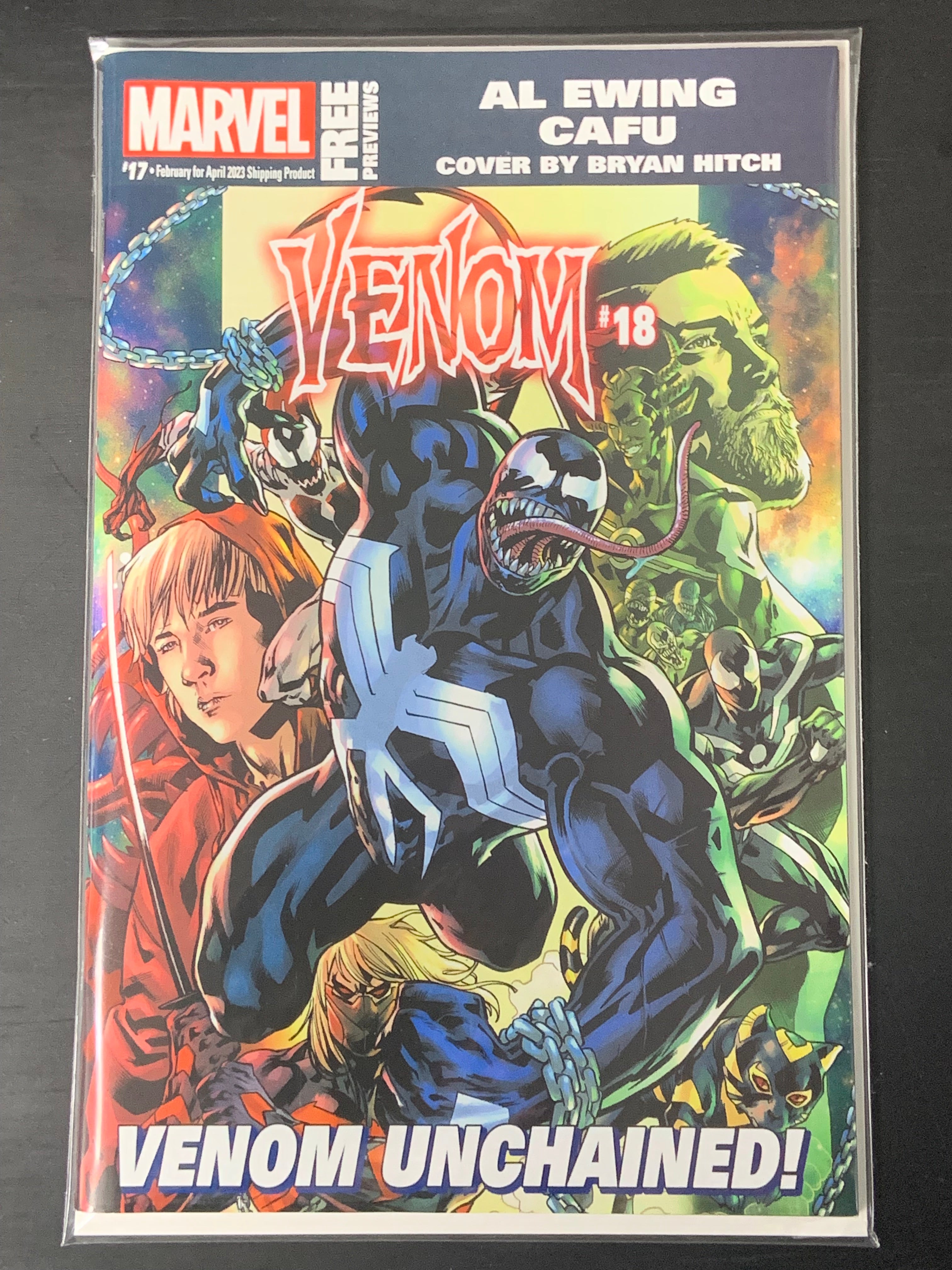 Marvel Previews #17 February 2023 Bryan Hitch Venom Unchained