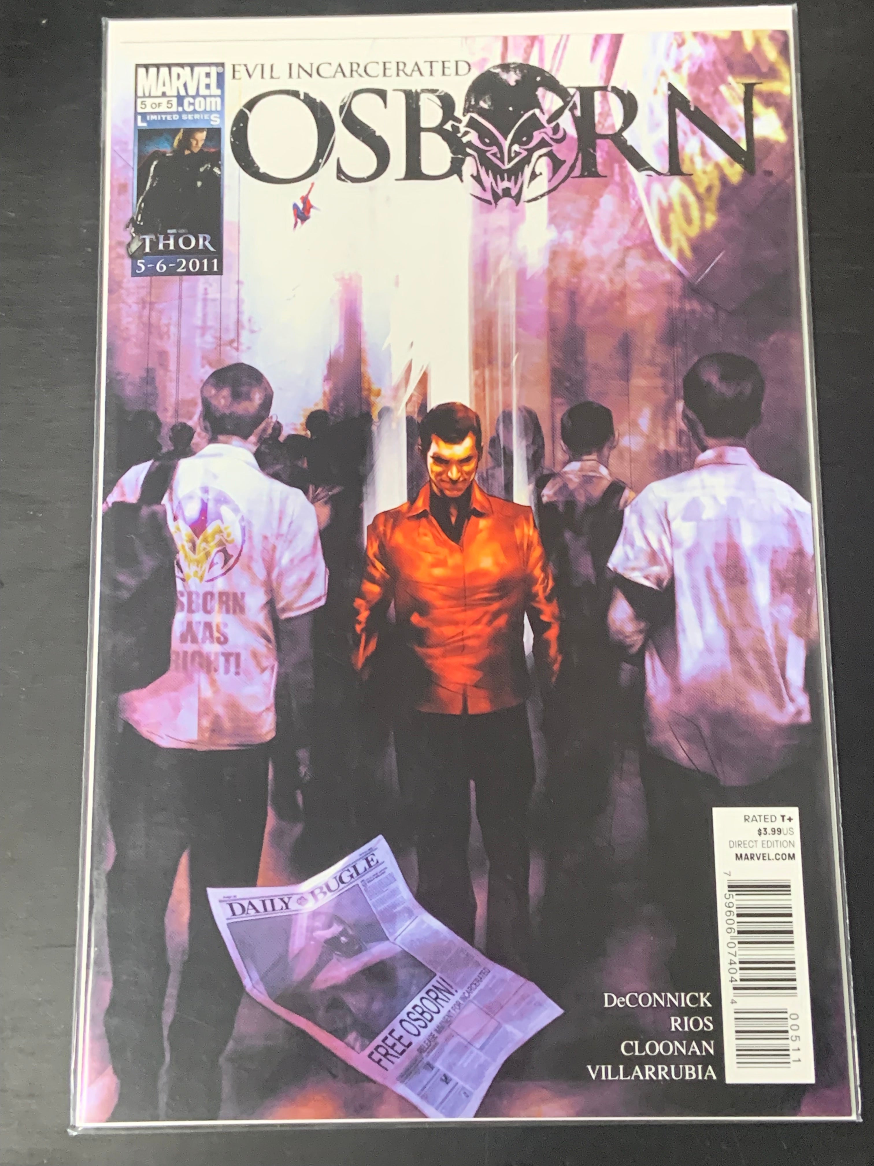 Evil Incarcerated Osborn 1,2,3,4,5 Marvel 2011 Set of 5 1st App of Toxie Doxie