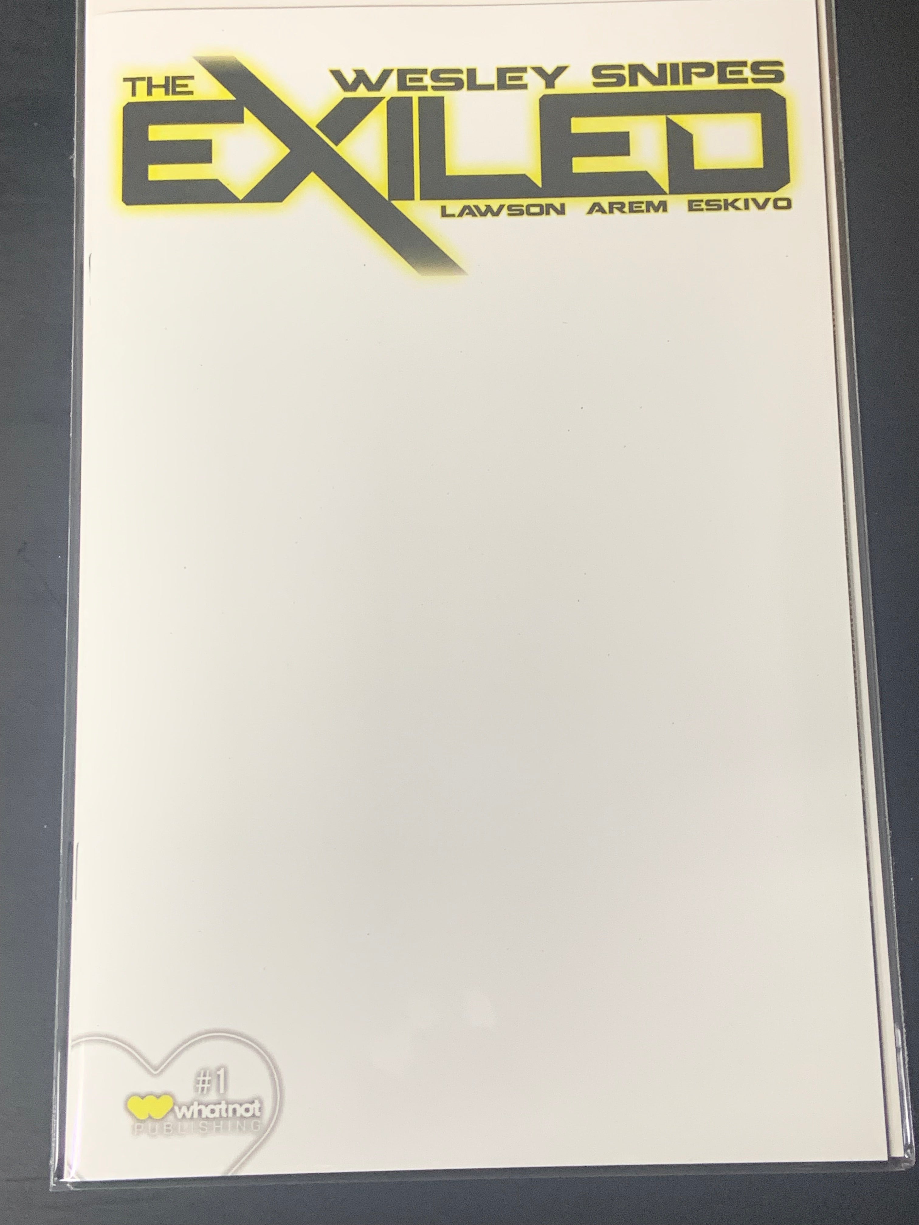The Exiled 1 Whatnot 2023 Wesley Snipes 1:7 Black Sketch Variant