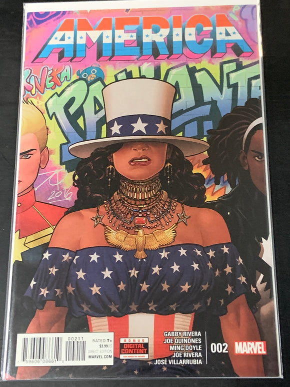 America 2 Marvel 2017 1st Solo Series, Beyonce Homage