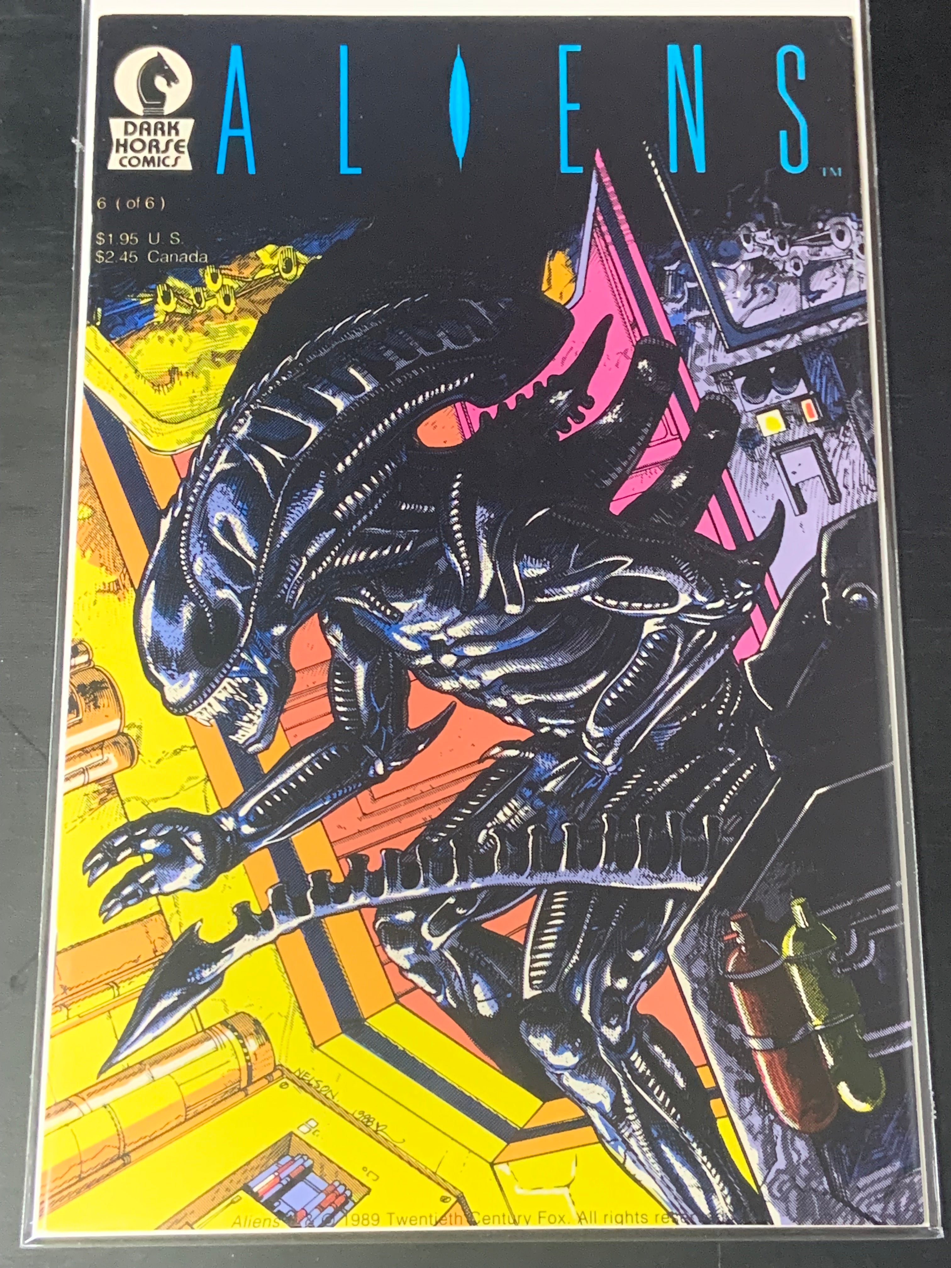 Aliens 6 Dark Horse Comics 1989 1st Comic Series, 1st Printing