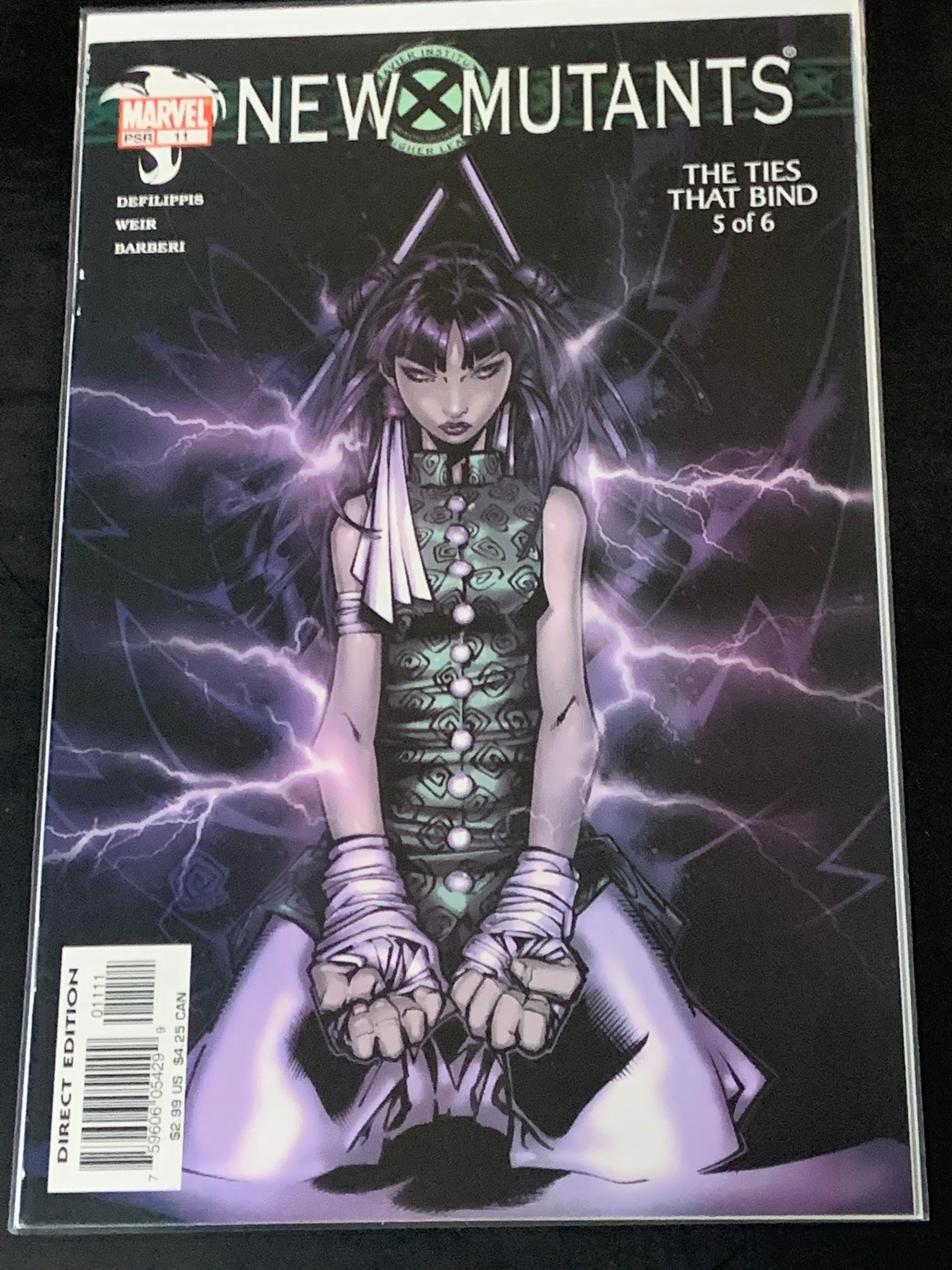 New Mutants 11 2004 1st App of Loa, Origin of Wind Dancer & Wolfsbane