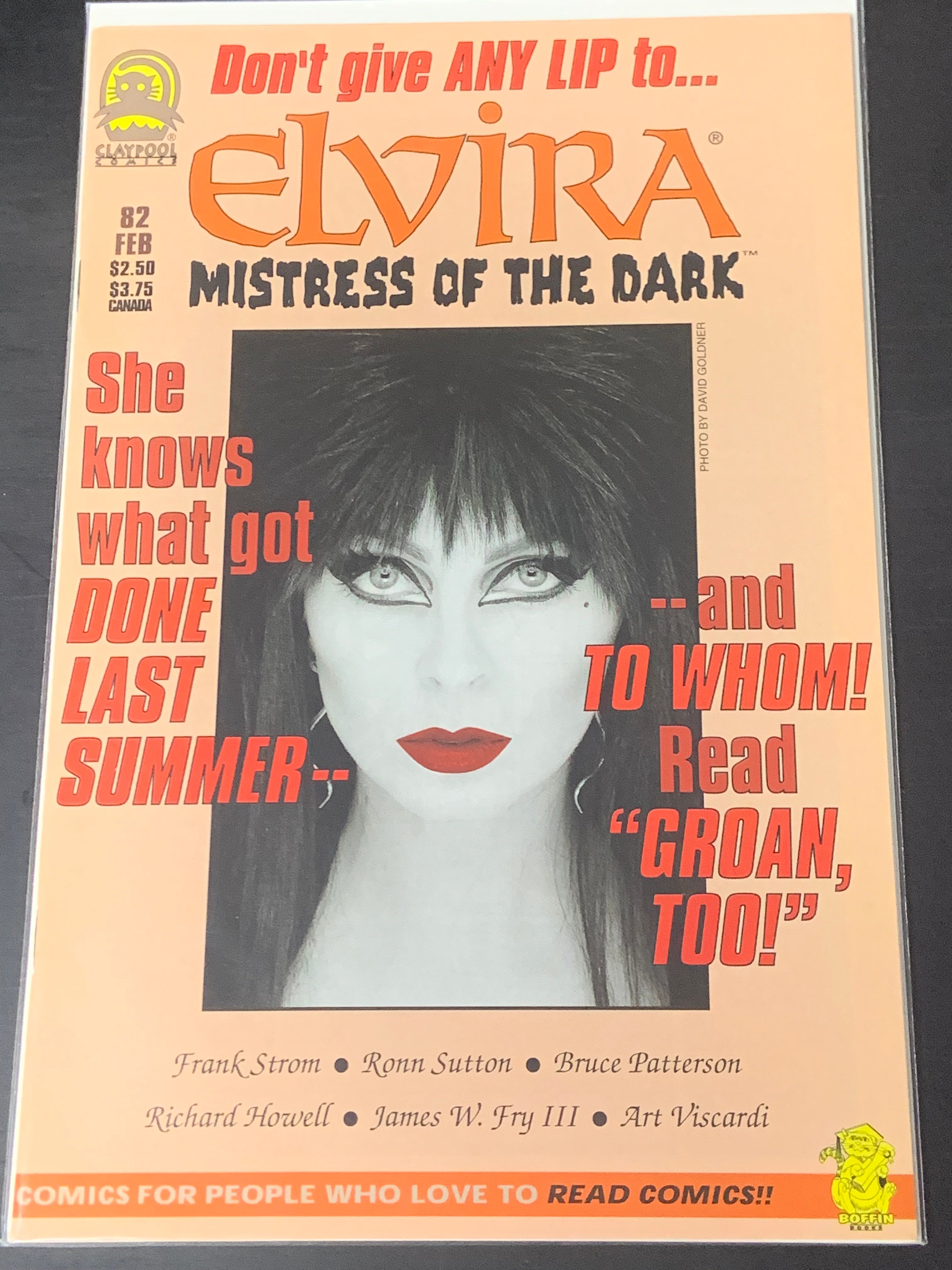 Elvira Mistress Of The Dark 82 Claypool Comics 2000