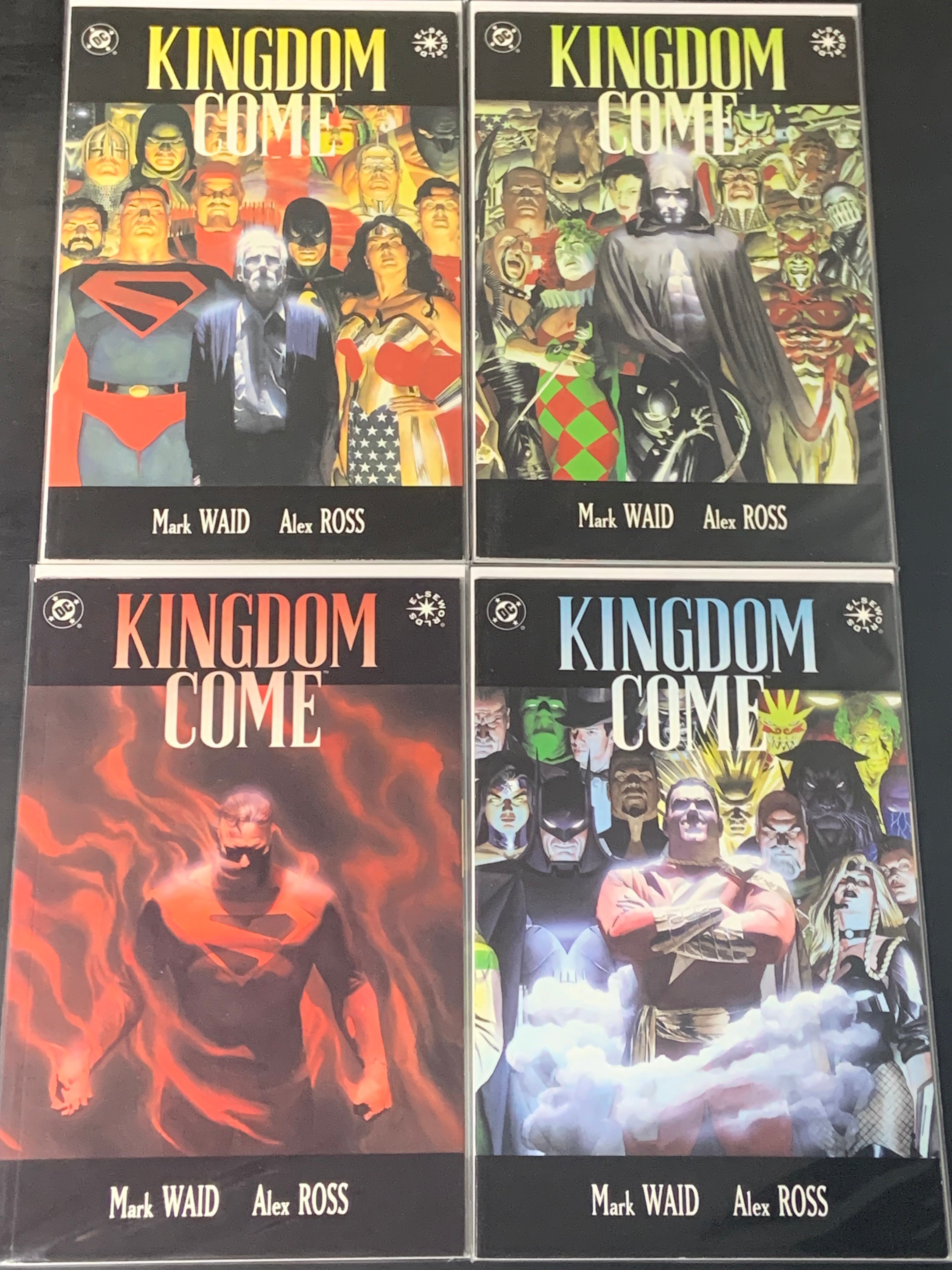 Kingdom Come 1,2,3,4 Set DC 1996 Alex Ross 1st Magog