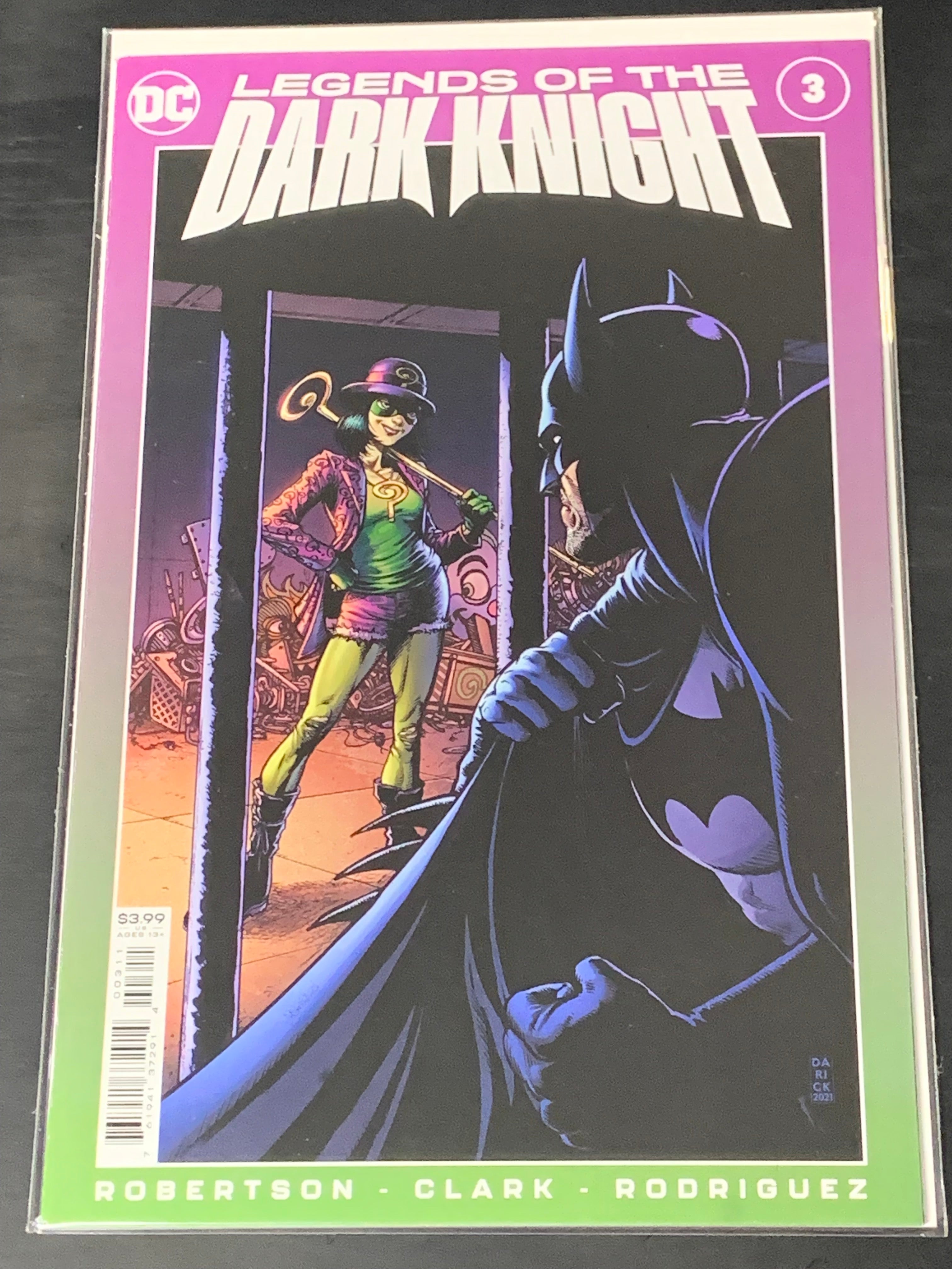 Legends of the Dark Knight 3 DC 2021 1st App of Quiz - Female Riddler