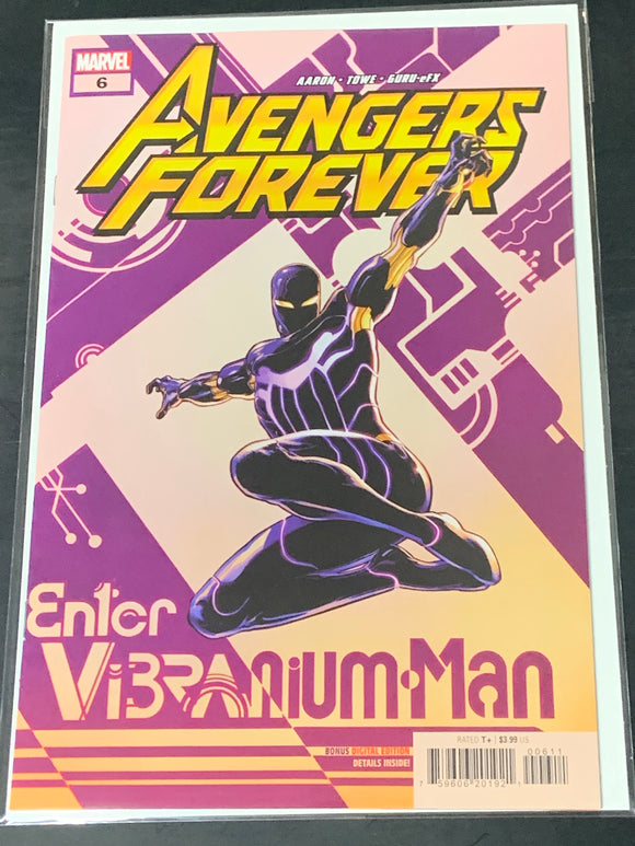Avengers Forever 6 2022 1st Print 1st App of Vibranium Man
