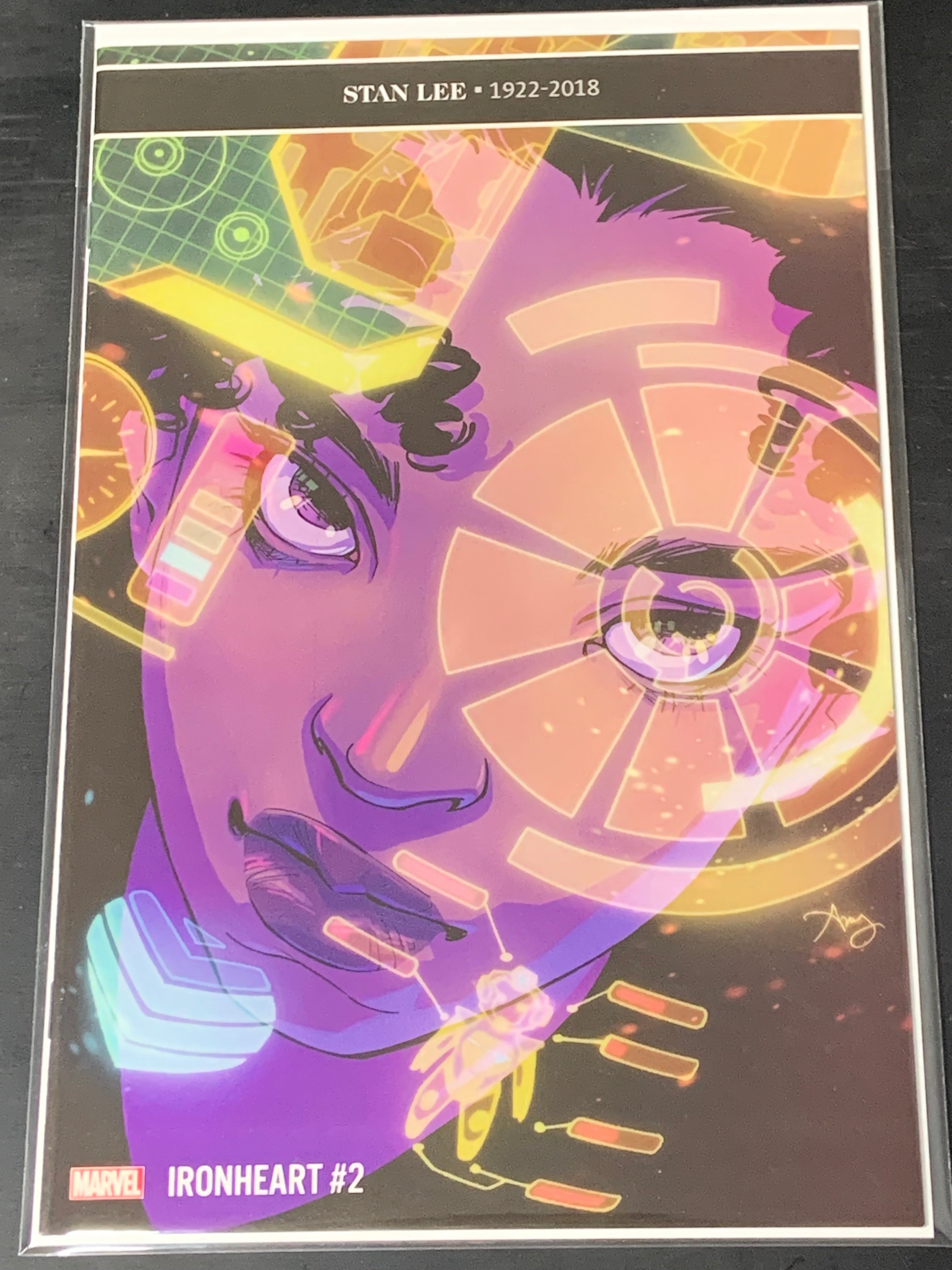 Ironheart 2 Marvel 2019 1st Solo Series, Stan Lee Tribute
