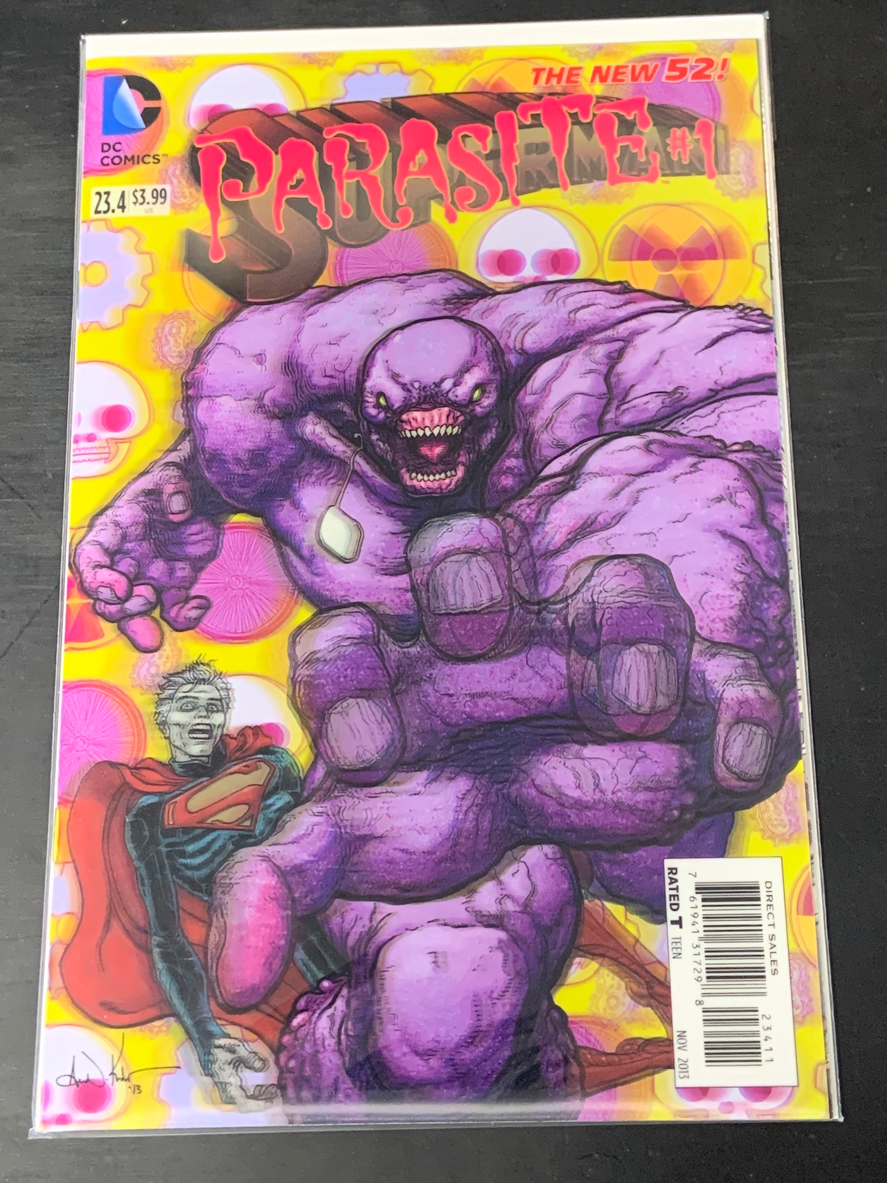 Superman 23.4 DC 2013 3D Lenticular Parasite #1