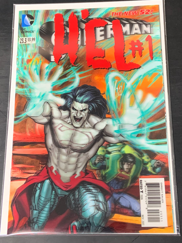 Superman 23.3 DC 2013 3D Lenticular Hel #1