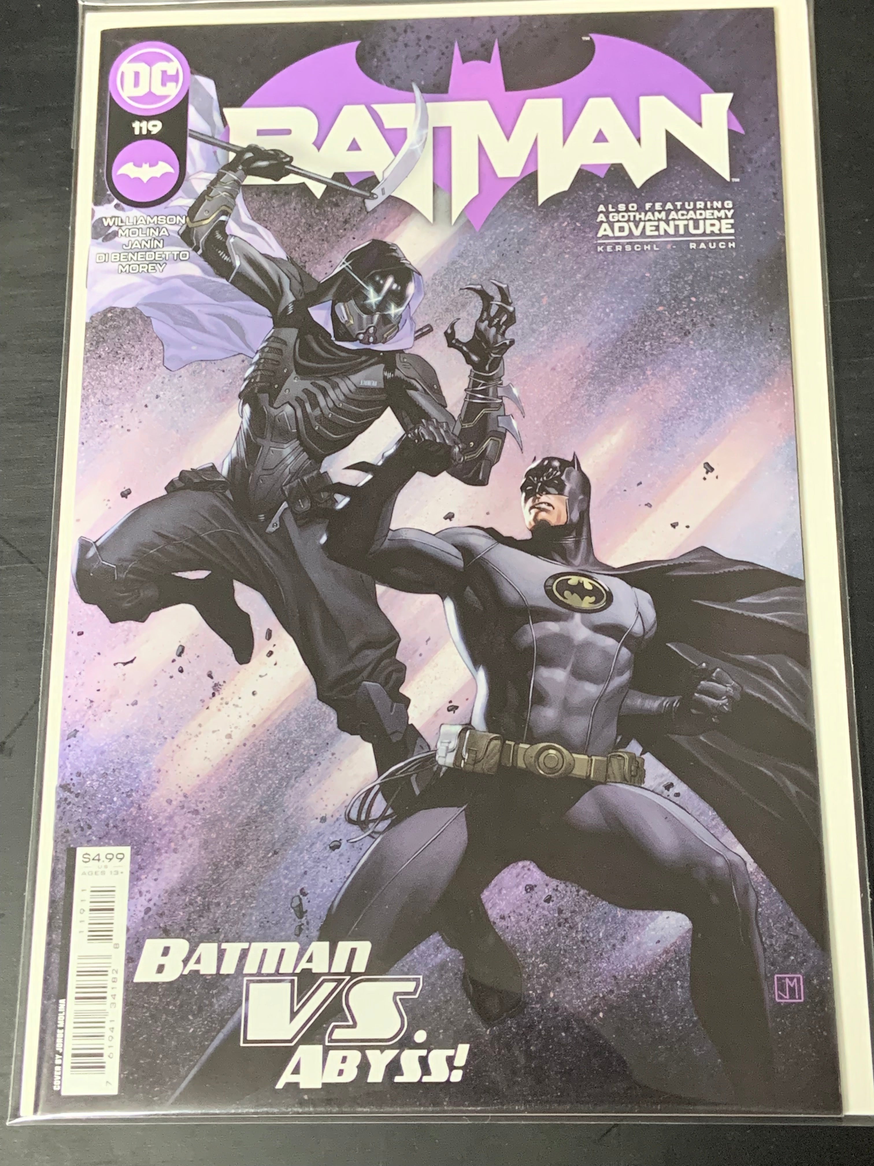 Batman 119 DC 2022 1st App of Abyss, New Costume & New Creative Team