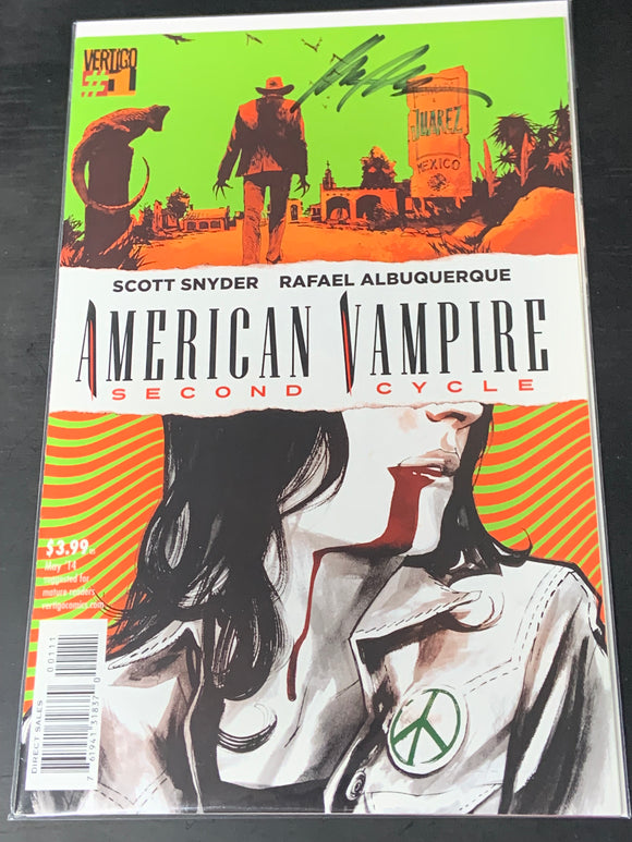 Ameican Vampire Second Cycle 1 2014 Signed by Albuquerque