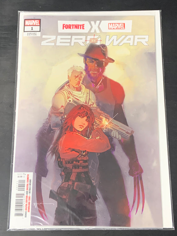 Fortnite x Marvel Zero War 1 2022 Sienkiewicz Variant Sealed With Code
