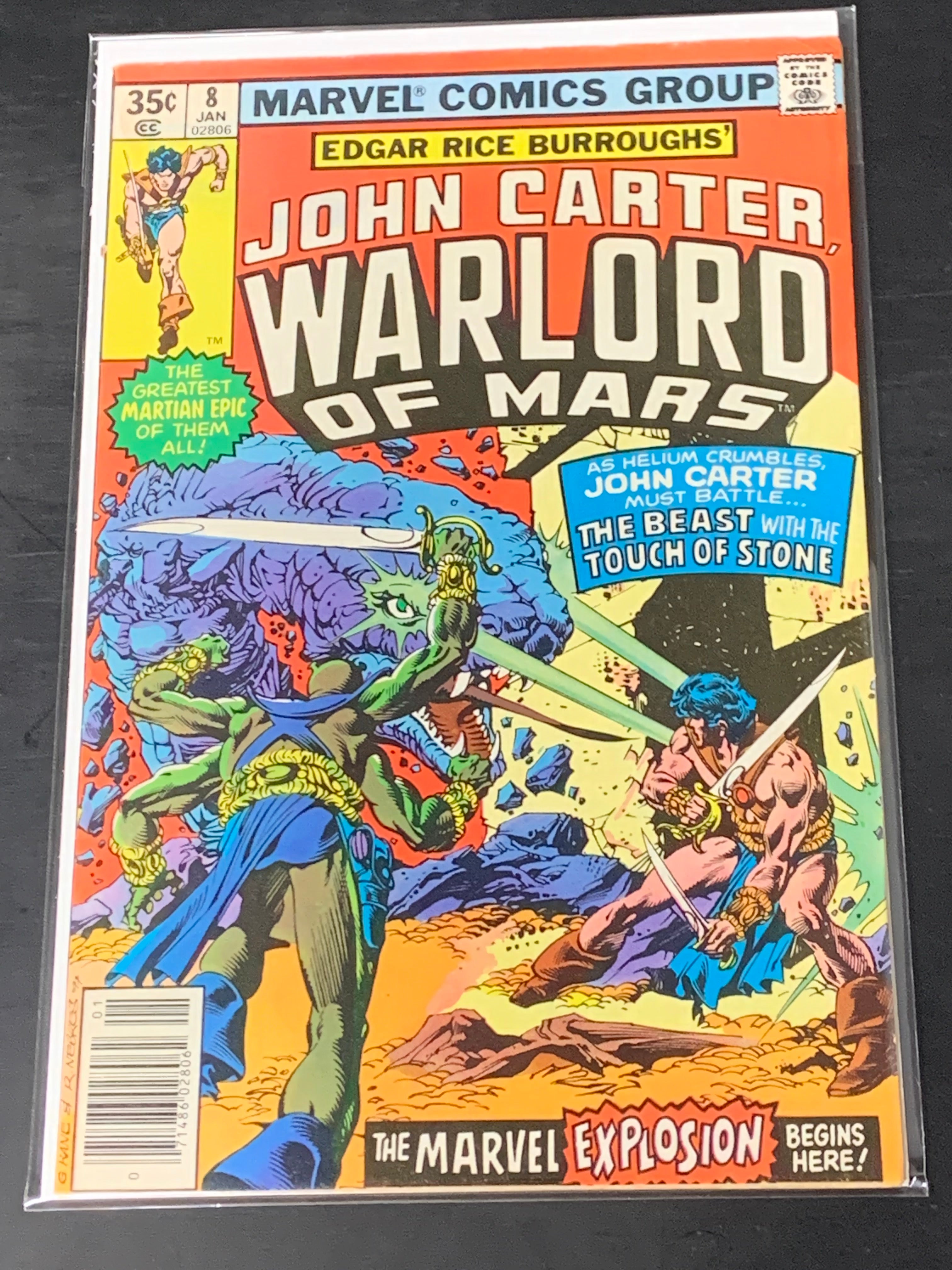 John Carter Warlord of Mars 8 Marvel 1978