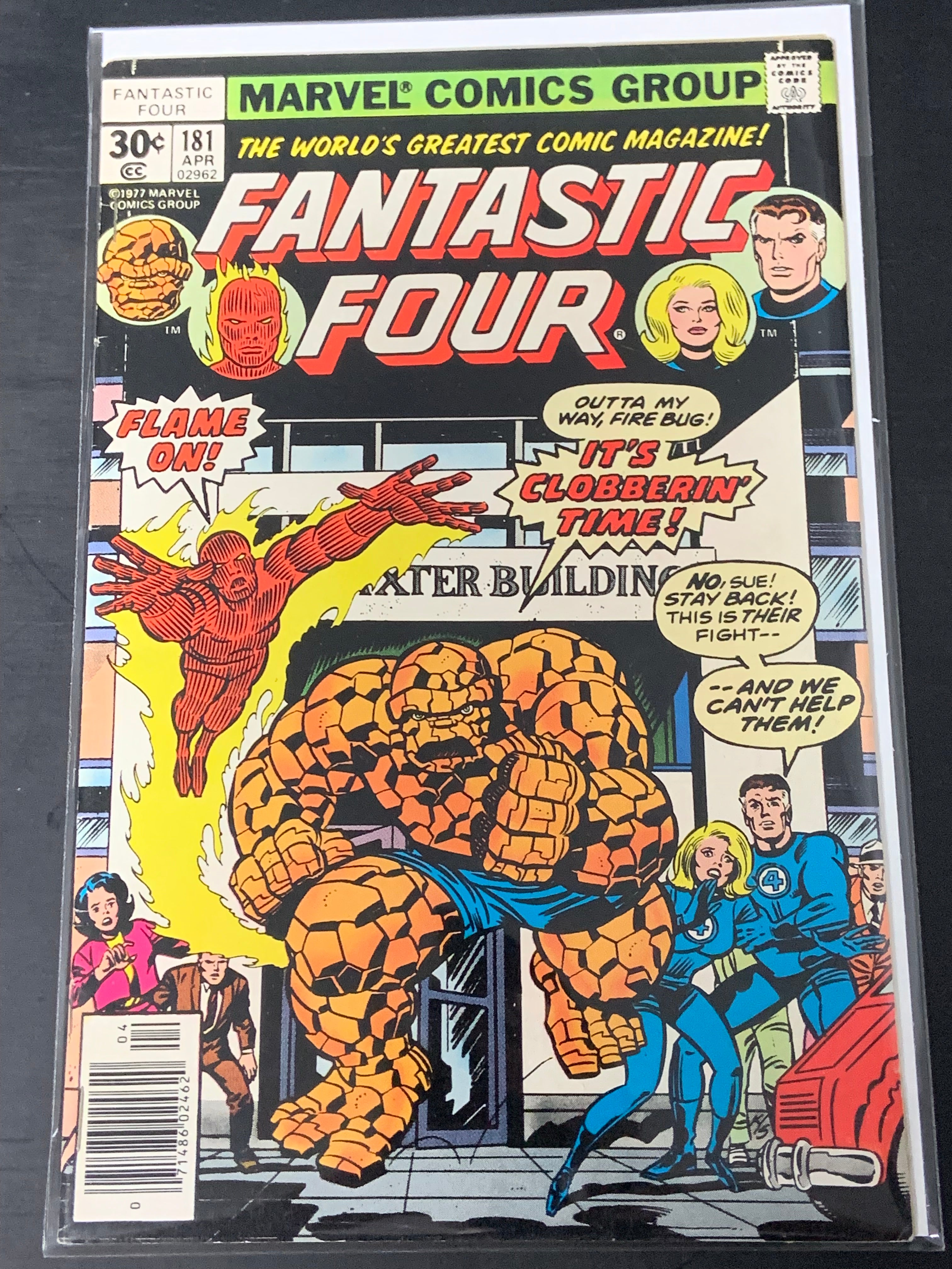 Fantastic Four 181 Marvel 1977 Jack Kirby Cover