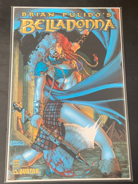Brian Pulido's Belladonna Avatar Amorim Preview Edition