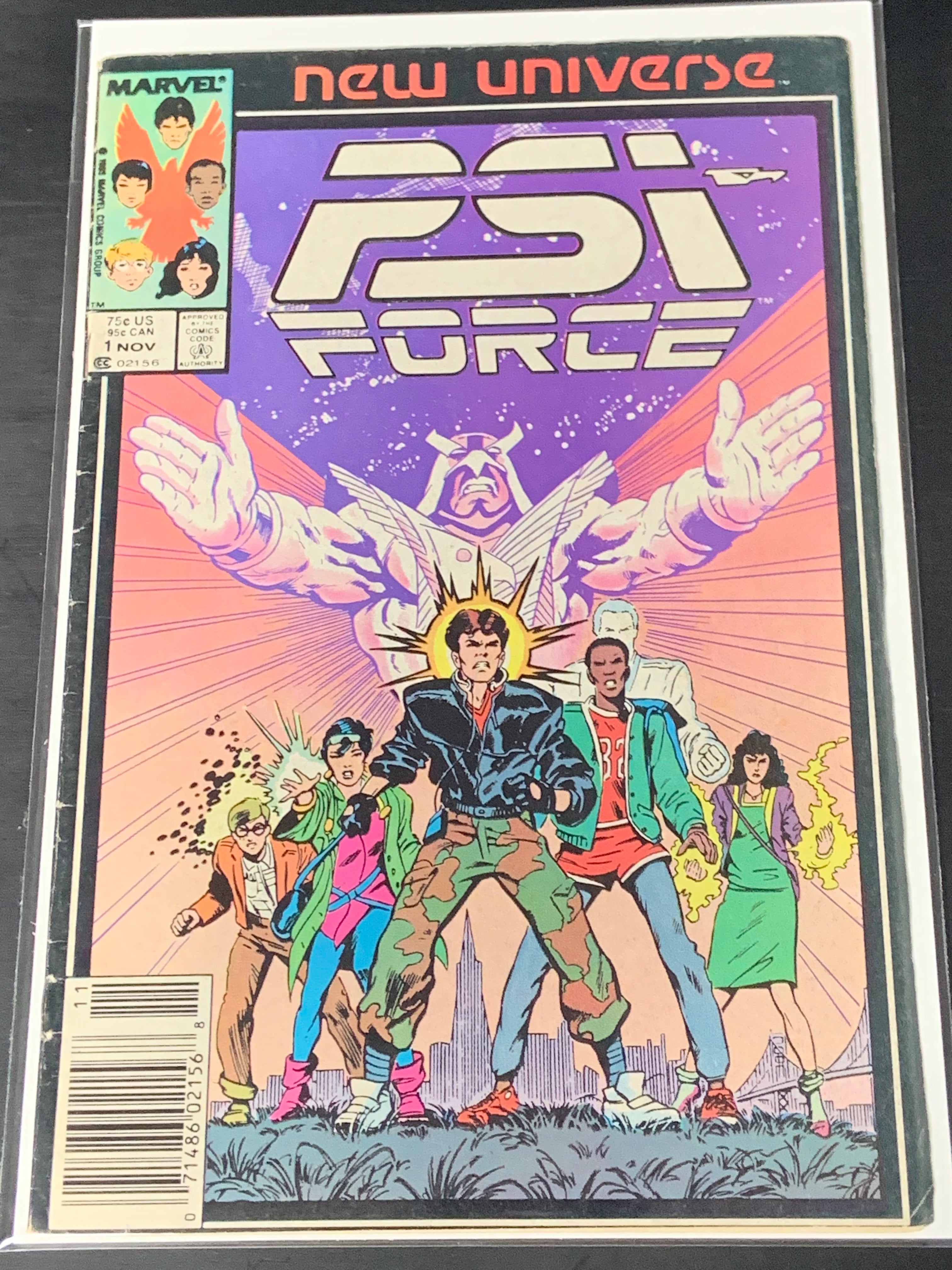 Psi Force 1 Marvel New Universe 1988 Newsstand