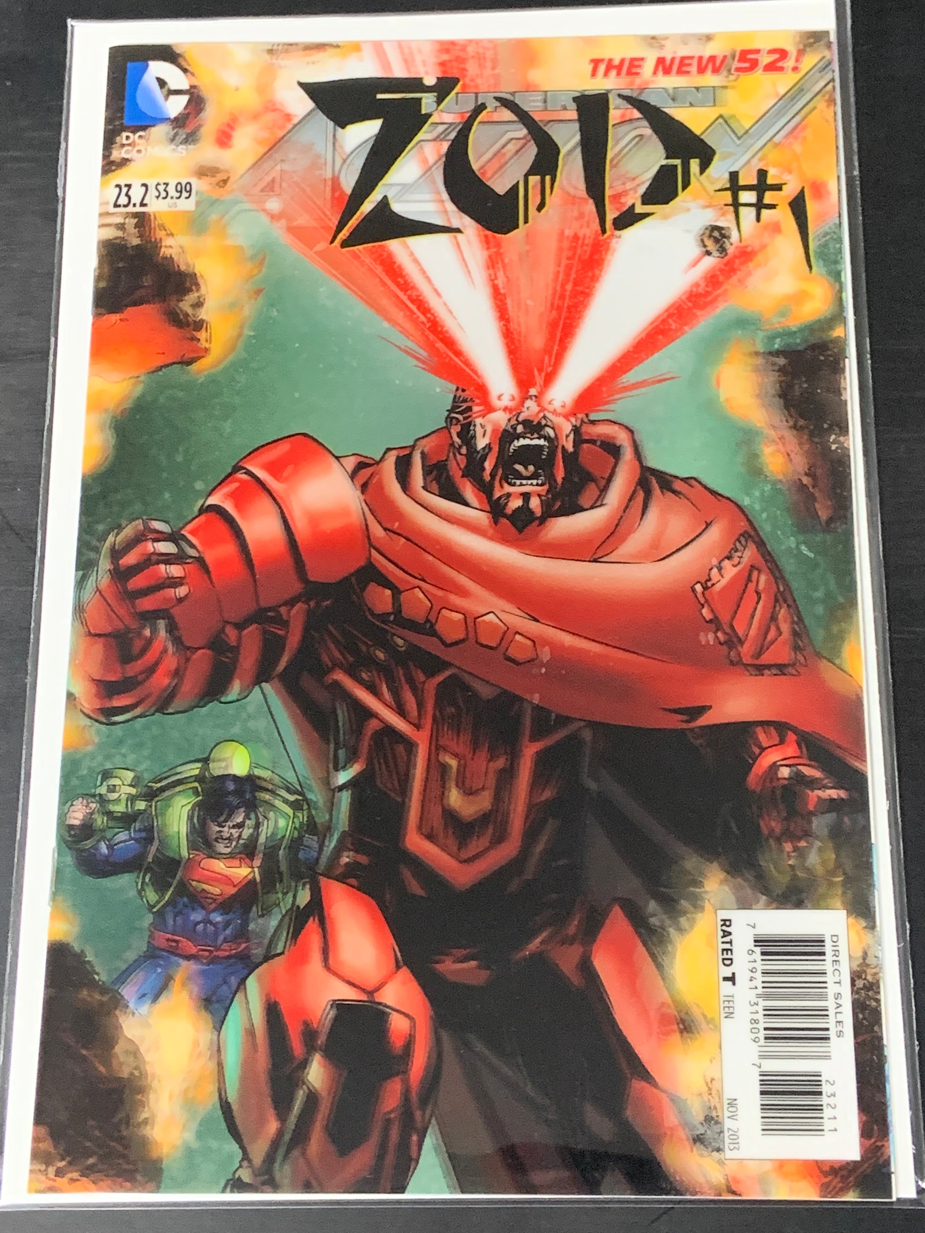 Superman Action 23.2 DC 2013 Zod #1 3D Lenticular